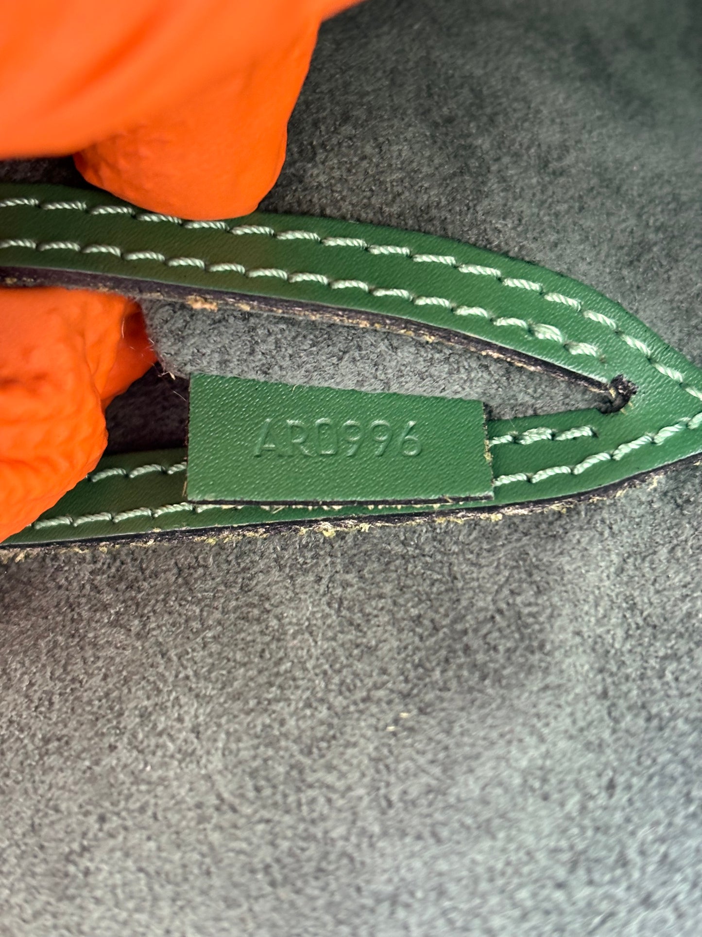 018575 - Louis Vuitton Green Epi Alma