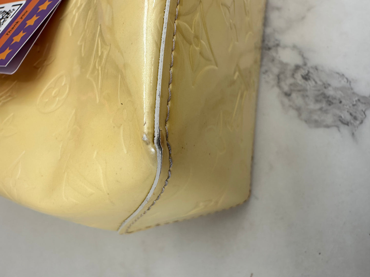 Louis Vuitton Reade PM Vernis Yellow