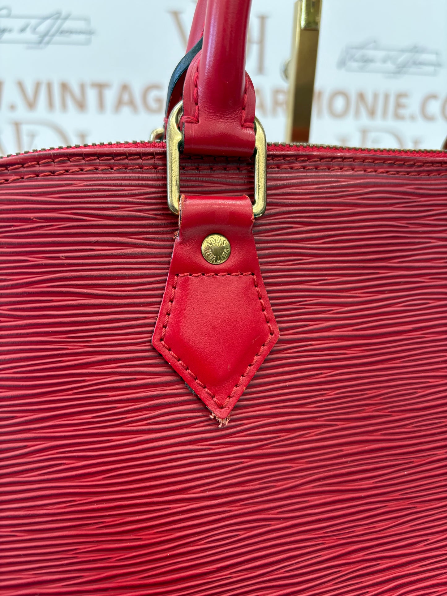 018899 - Louis Vuitton Alma Red Epi