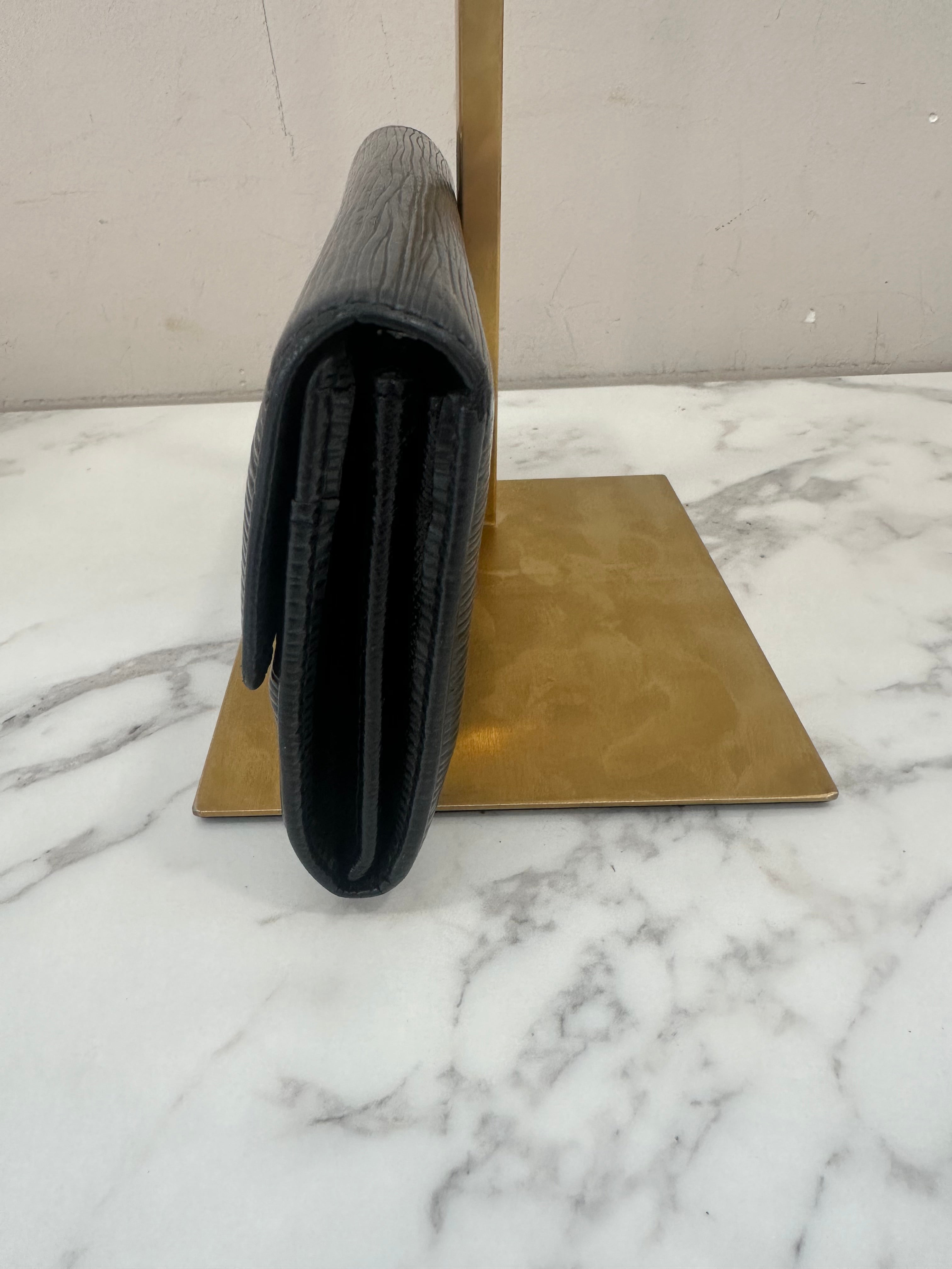 Louis Vuitton Black Epi Porte Monnaie