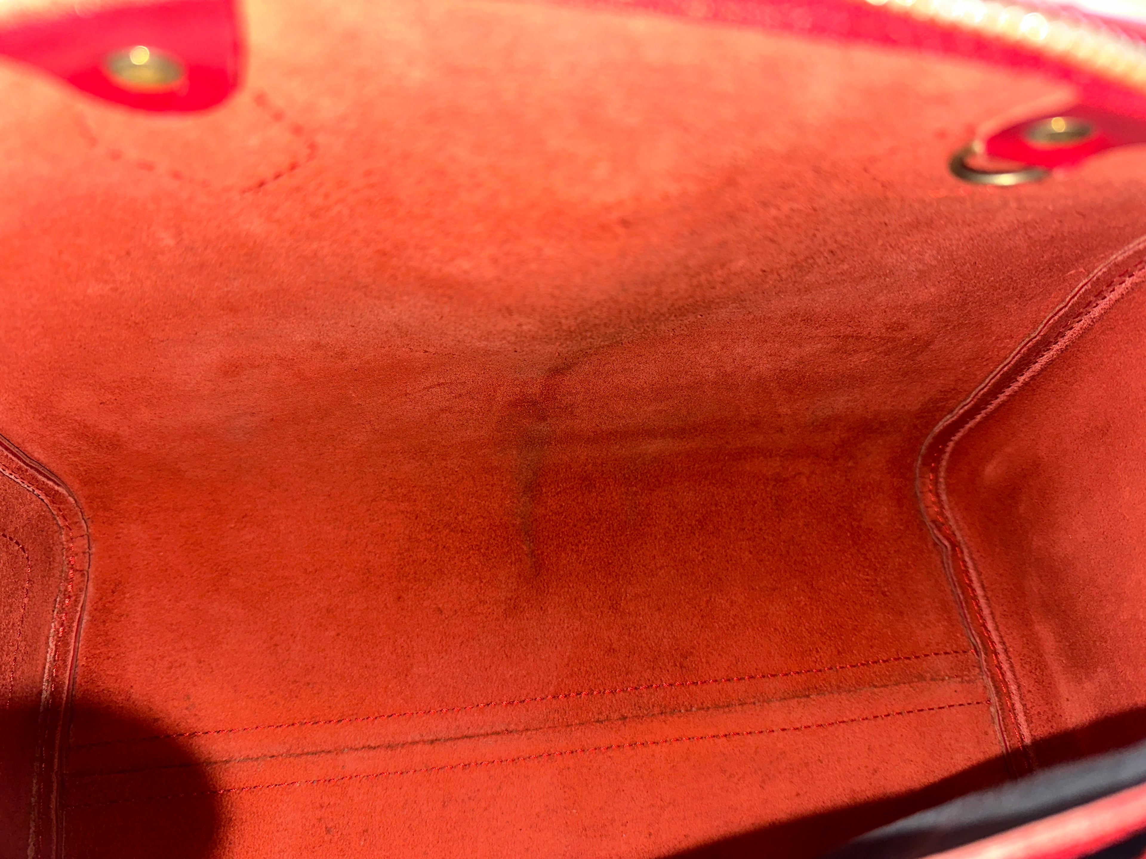 Louis Vuitton Speedy 35 Red Epi