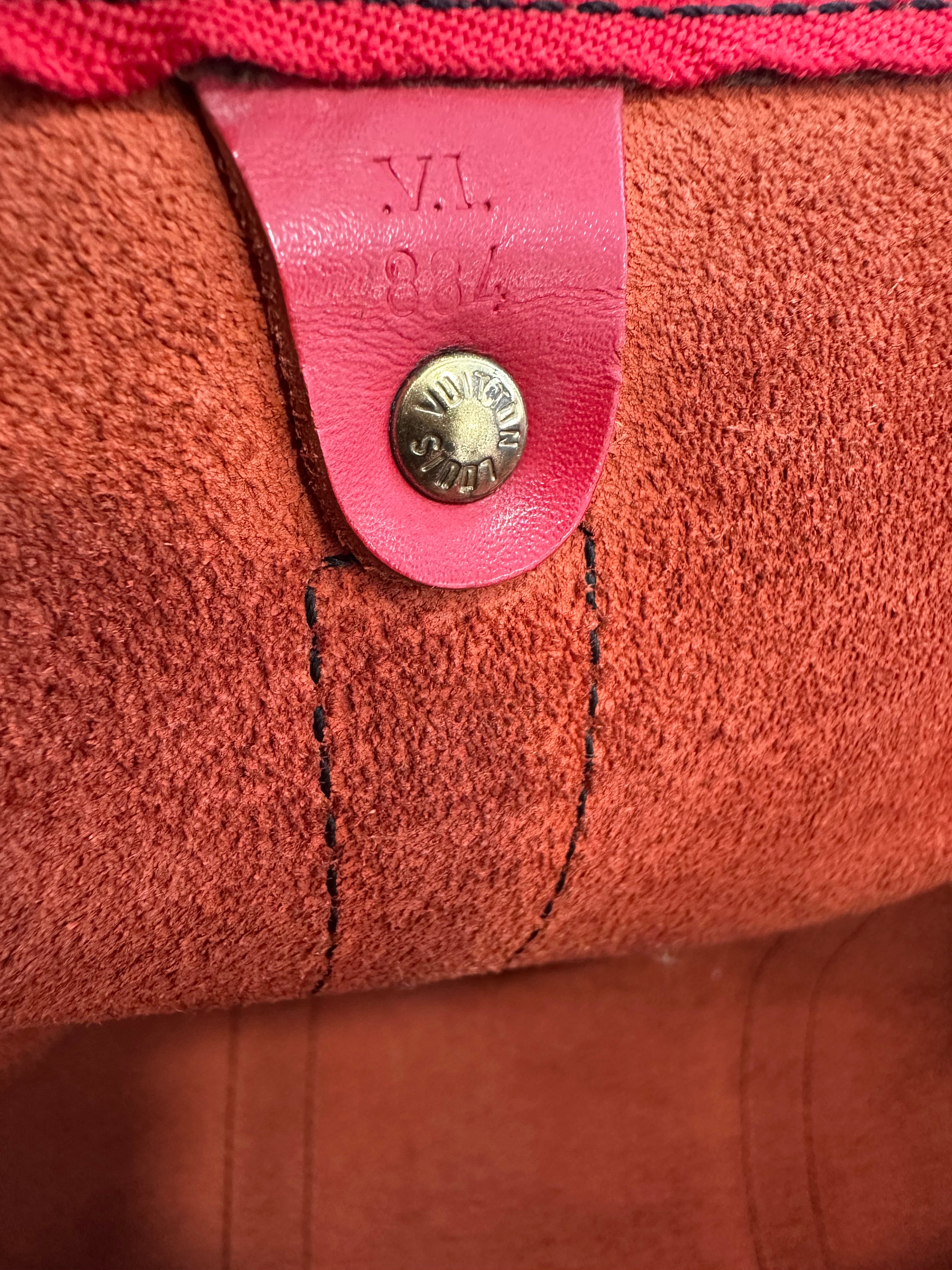 Louis Vuitton Keepall 50 Red Epi