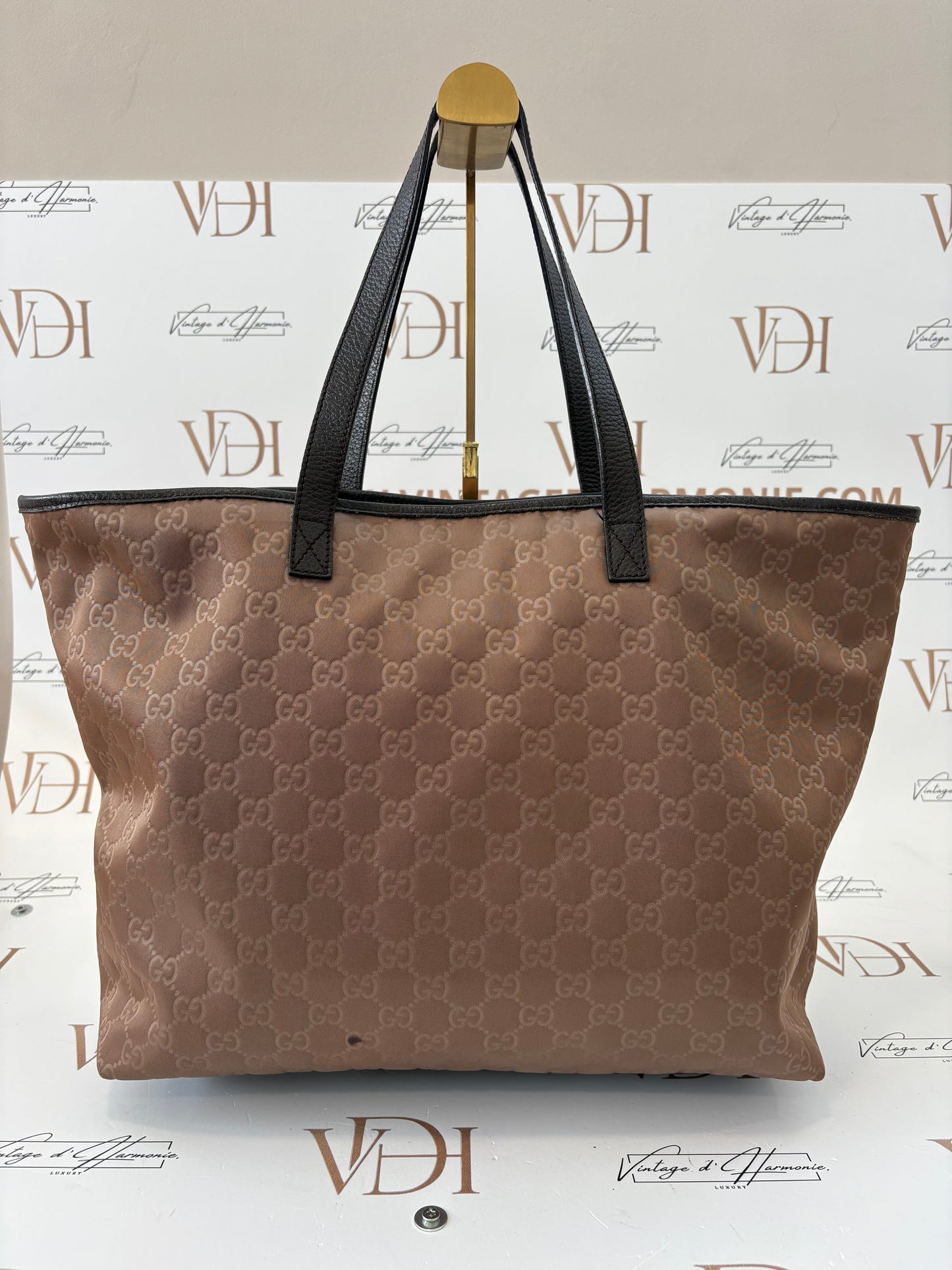 018989 - Gucci Brown Nylon G