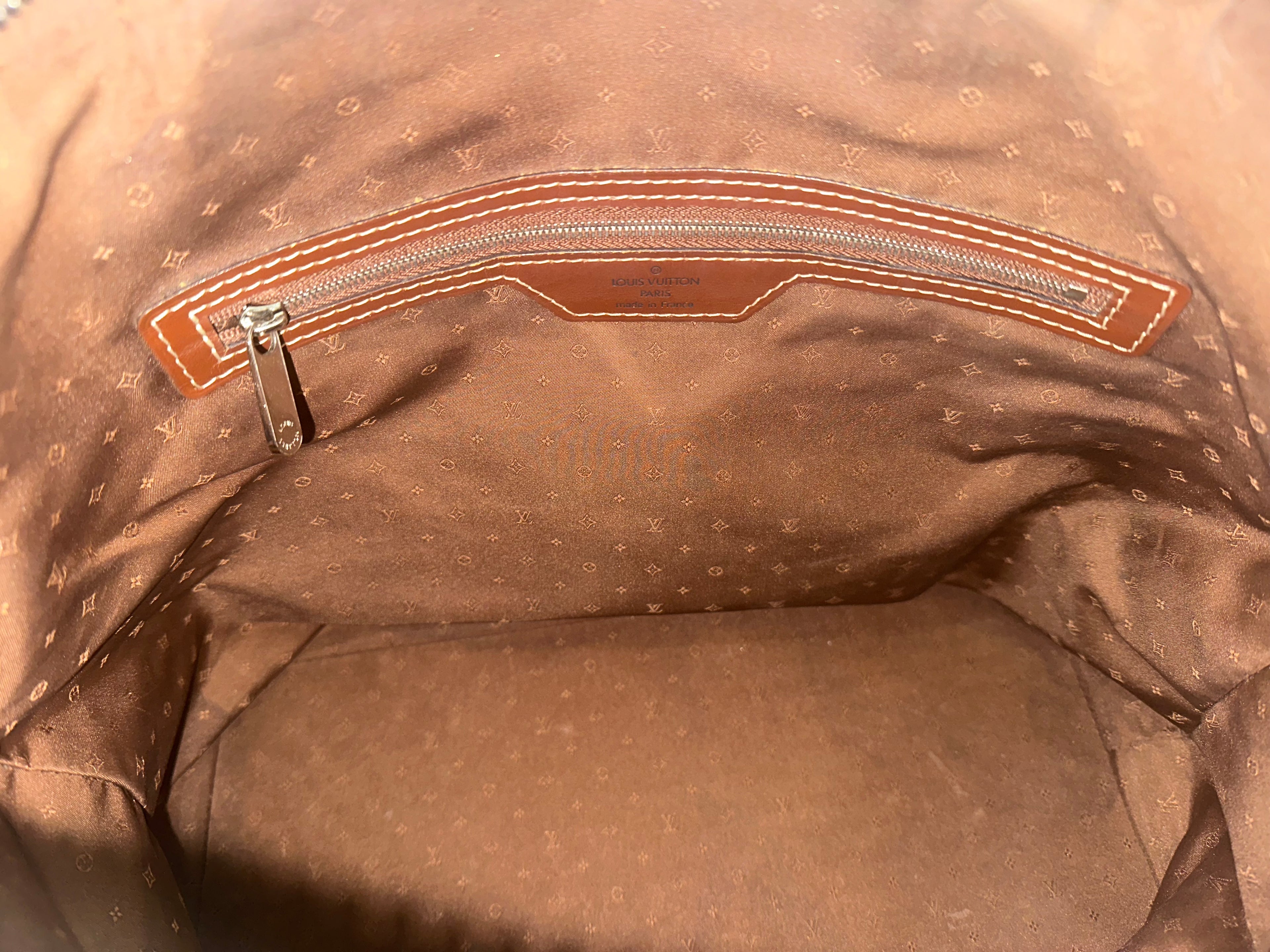 Louis Vuitton Brown Suhali Lockit MM