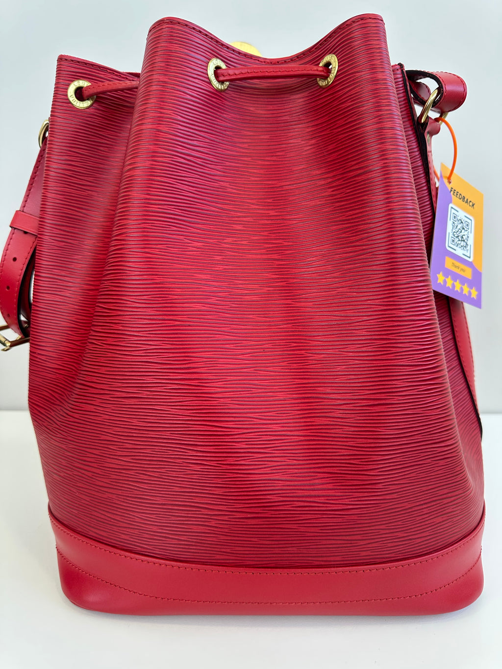 Louis Vuitton Noé Red Epi