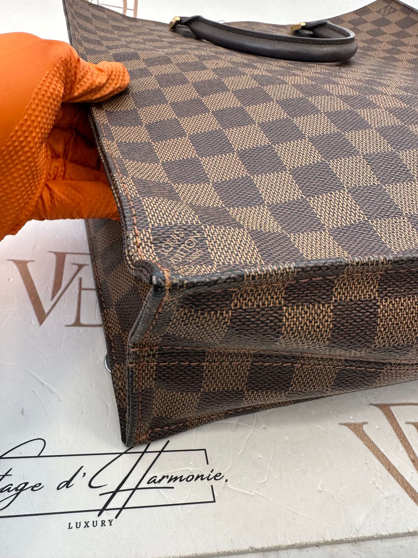 017852 - Louis Vuitton Sac Plat Damier