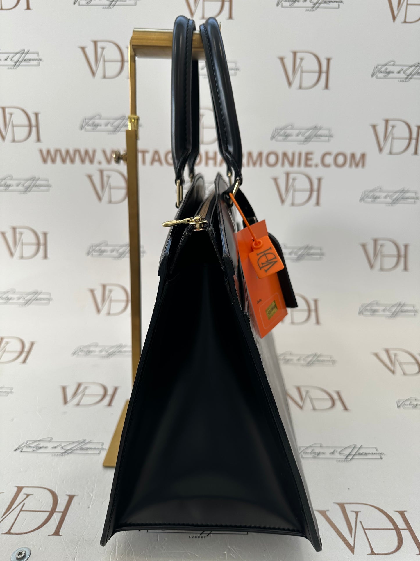 017808 - Louis Vuitton Black Epi Riviera