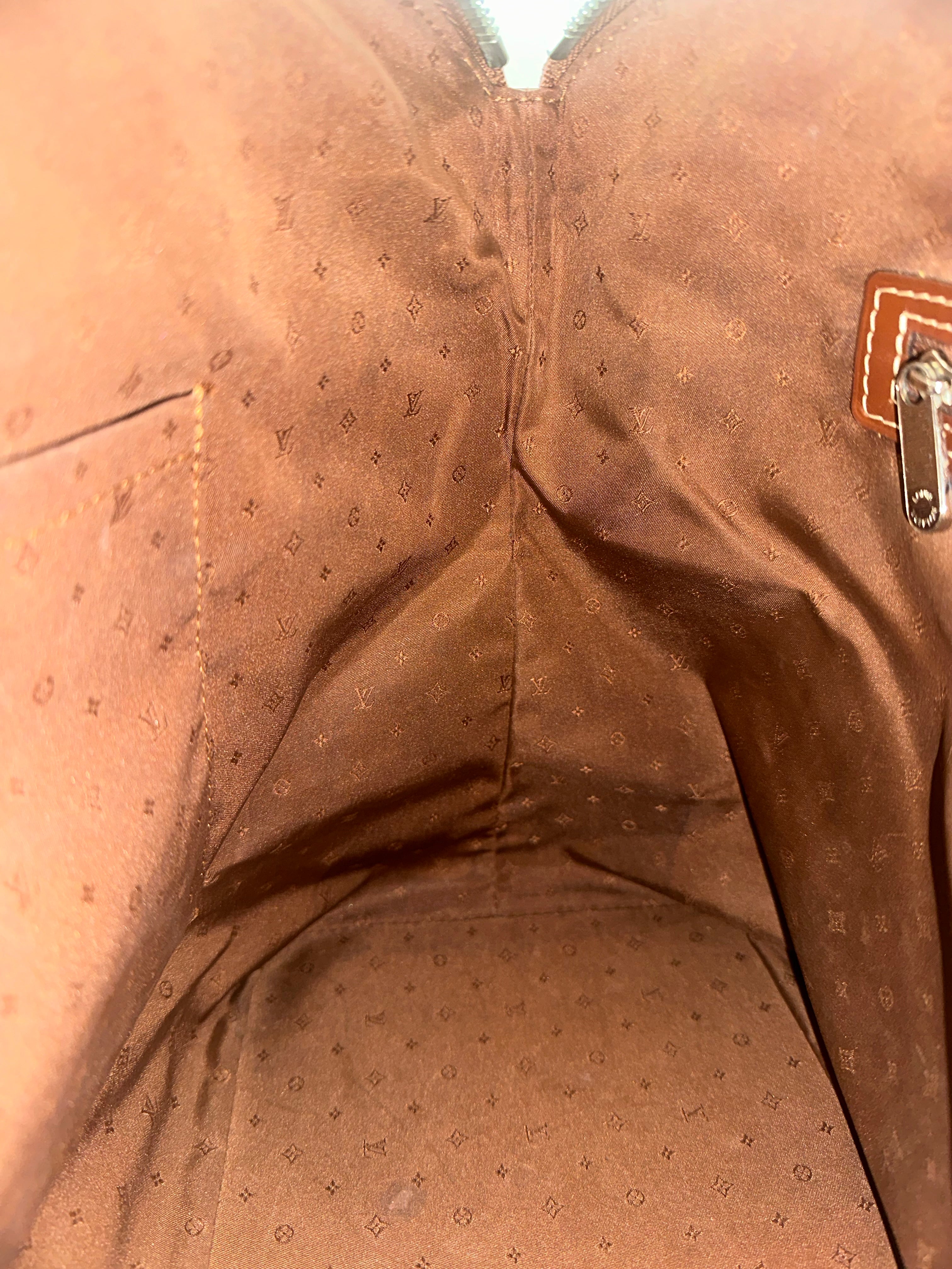 Louis Vuitton Brown Suhali Lockit MM