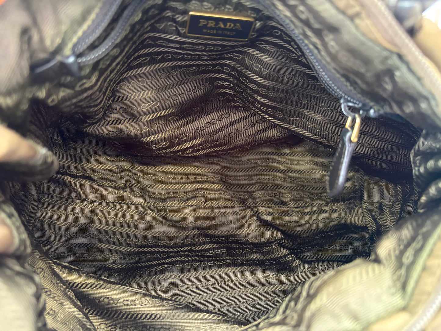 018180 - Prada Brown Nylon