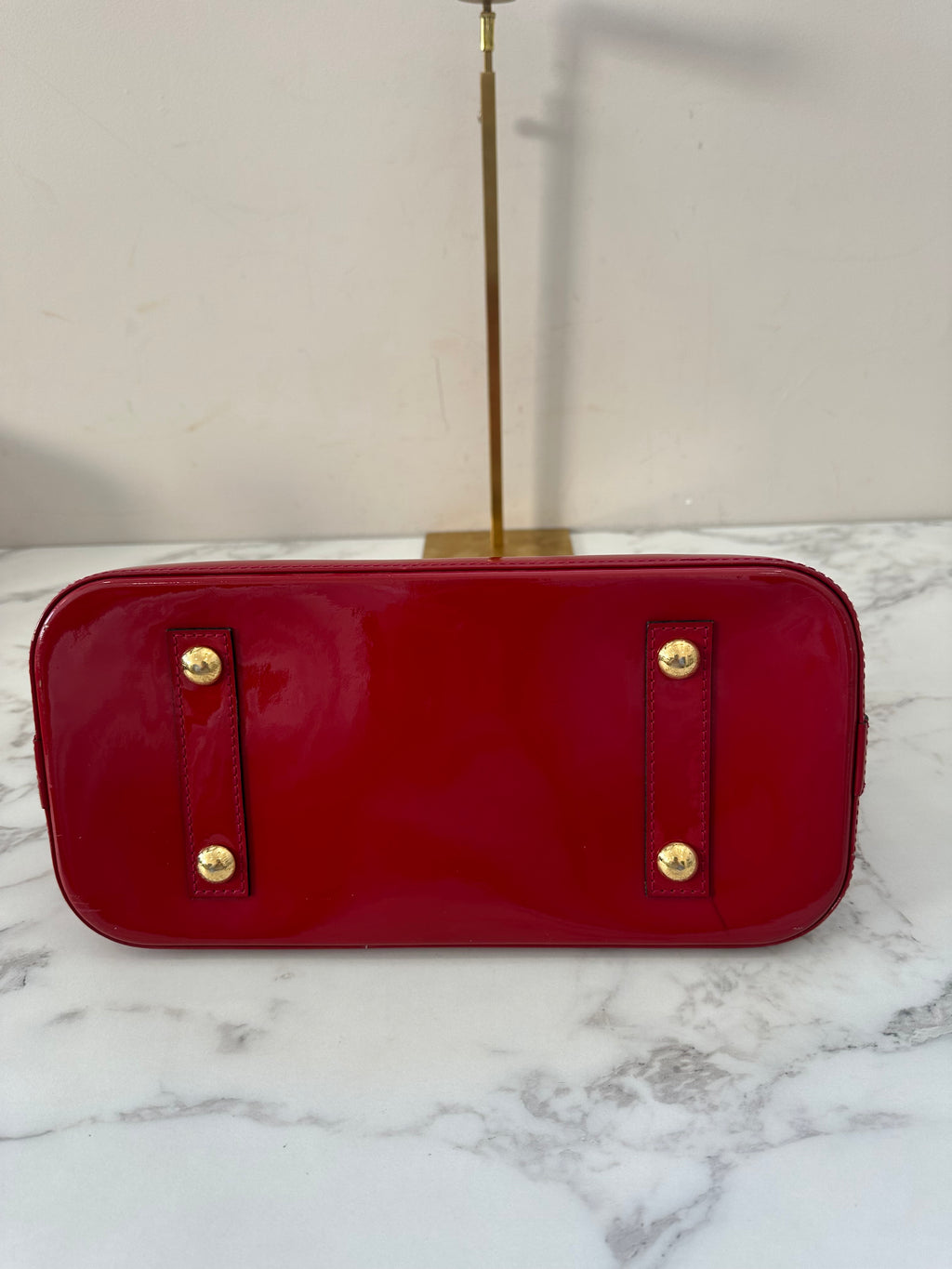 Louis Vuitton Alma Vernis Red