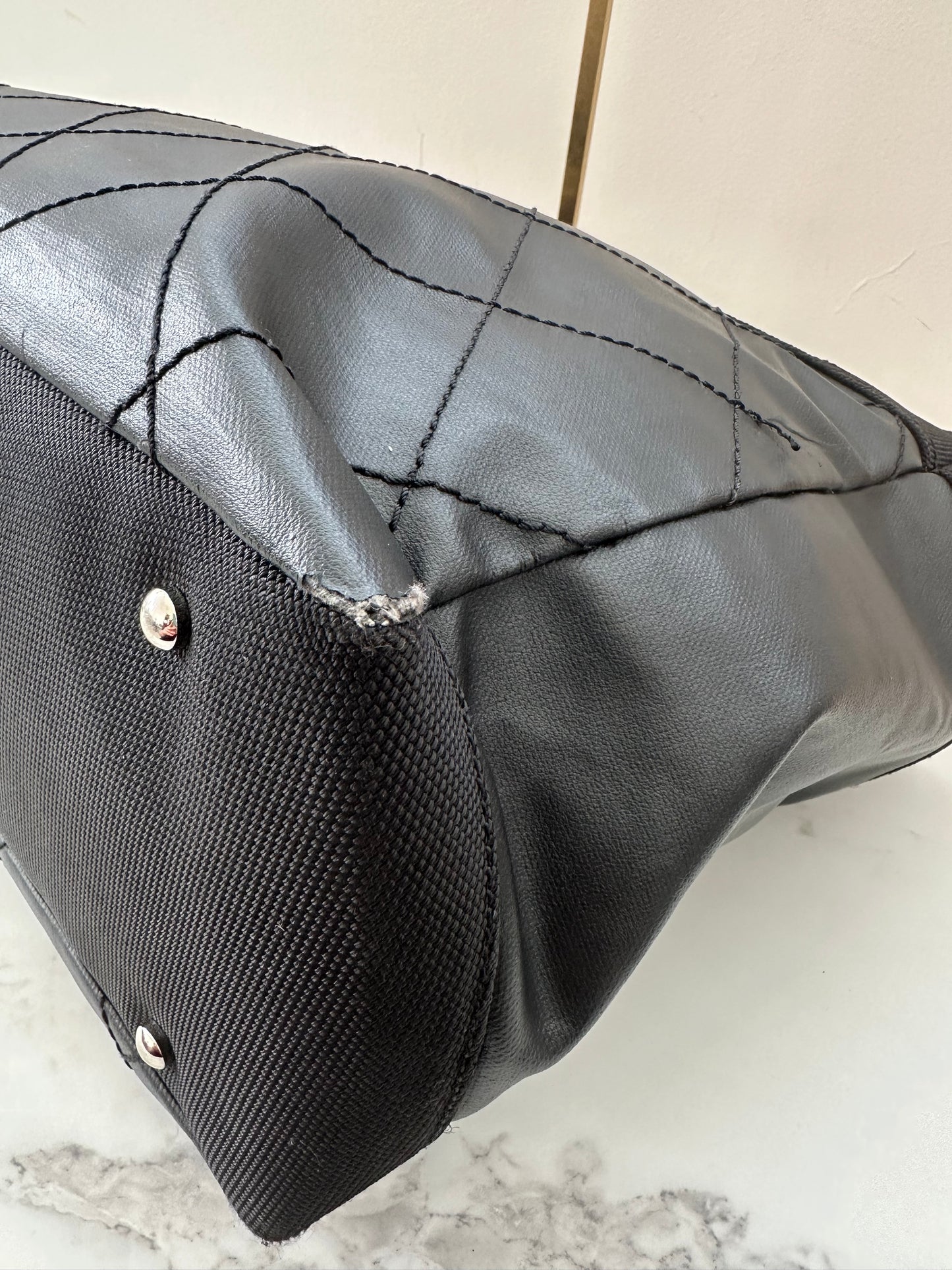 Chanel Black Canvas Paris-Biarri