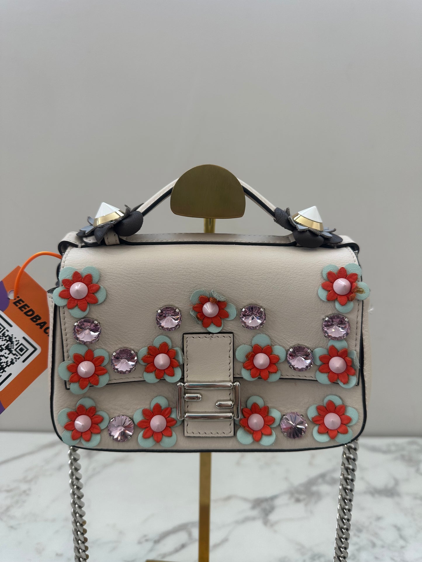 Fendi Flowerland Double Micro Baguette