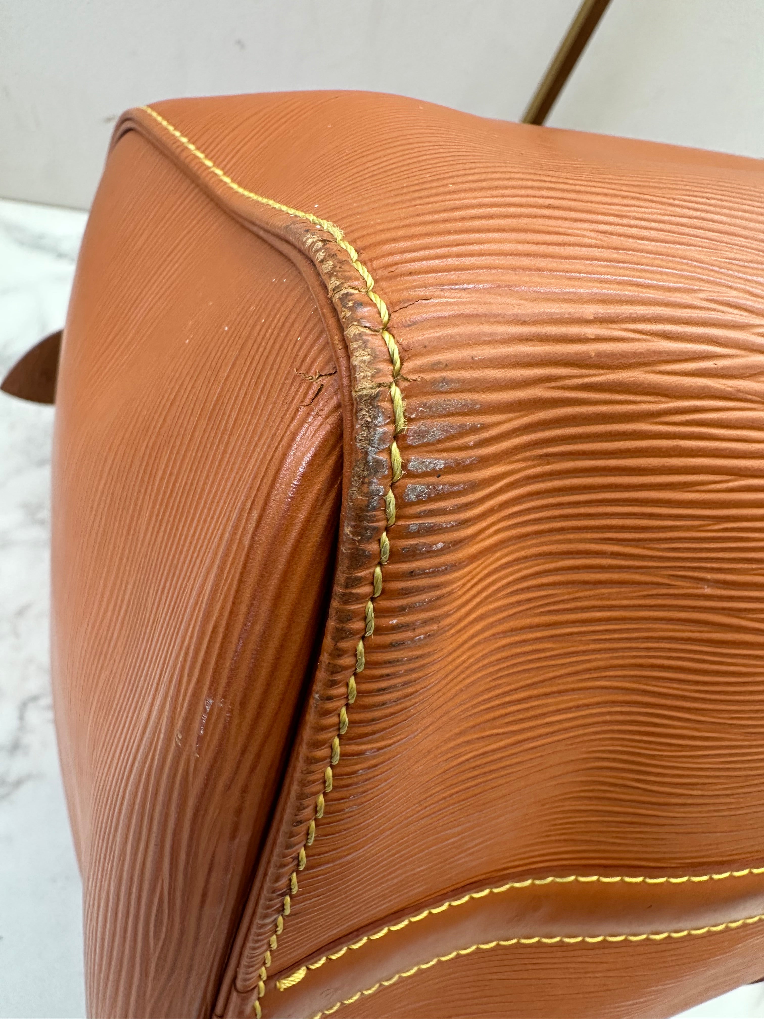 Louis Vuitton Keepall 45 Epi Brown