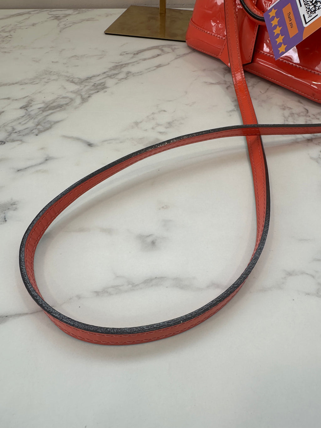 Louis Vuitton Alma BB Vernis Orange