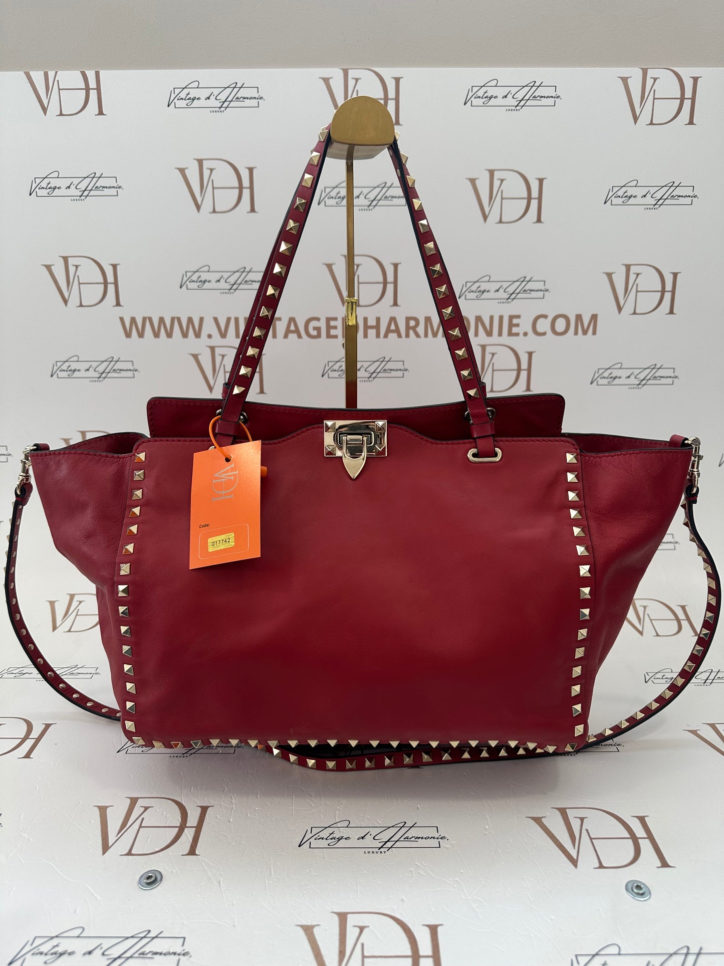017742 - Valentino Red Studded