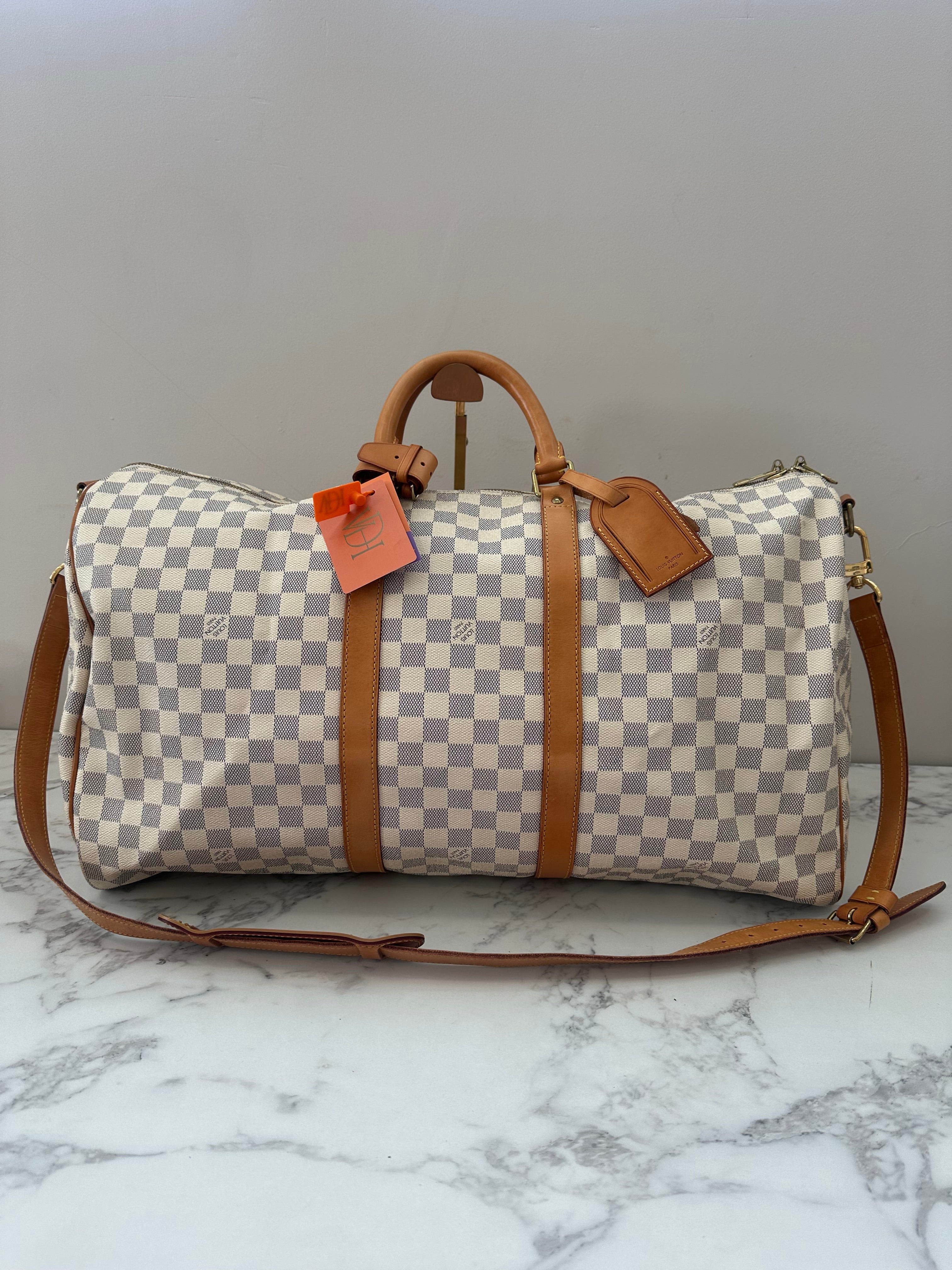 Louis Vuitton Keepall 50 Azur Bandouliere