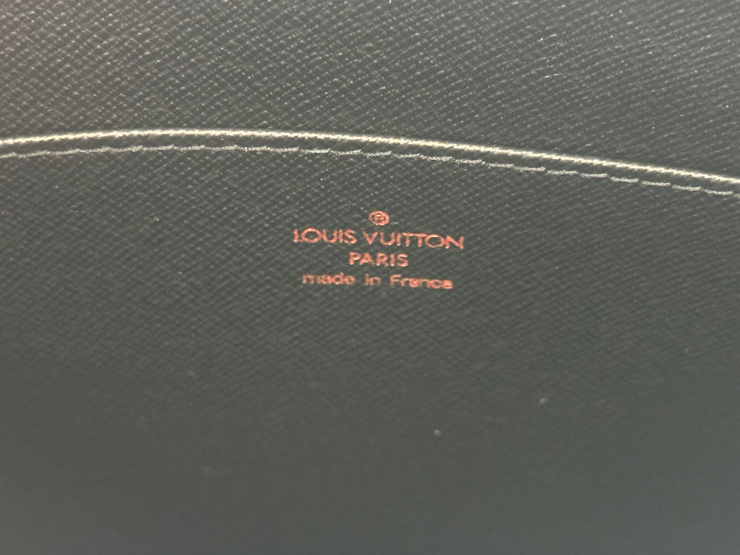 017888 - Louis Vuitton Black Epi Pochette Clutch