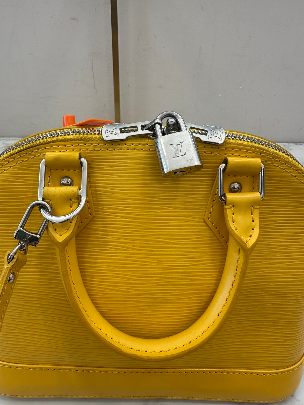 Louis Vuitton Alma BB Epi Yellow