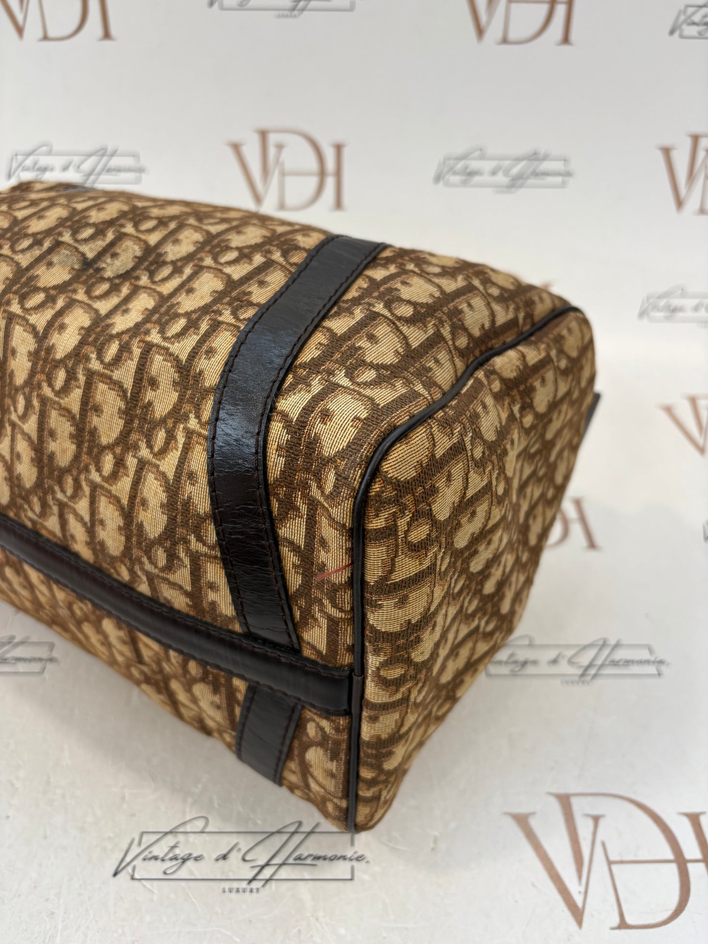 018597 - Christian Dior Brown Trotter Duffle
