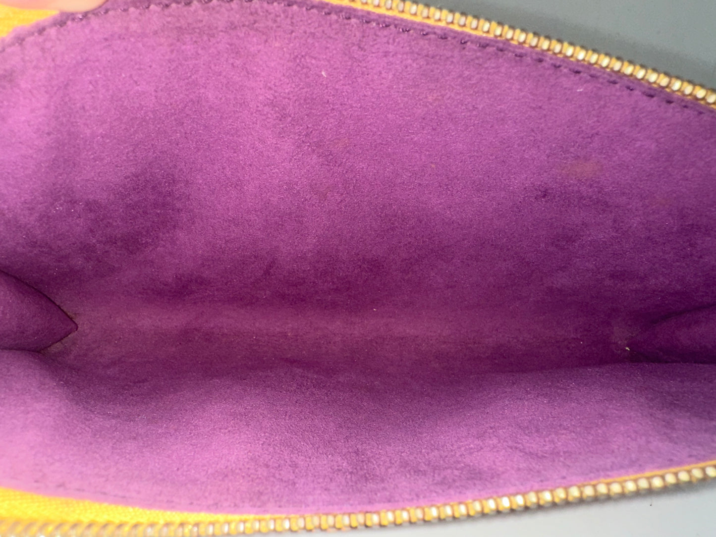 Louis Vuitton Yellow Epi Pochette