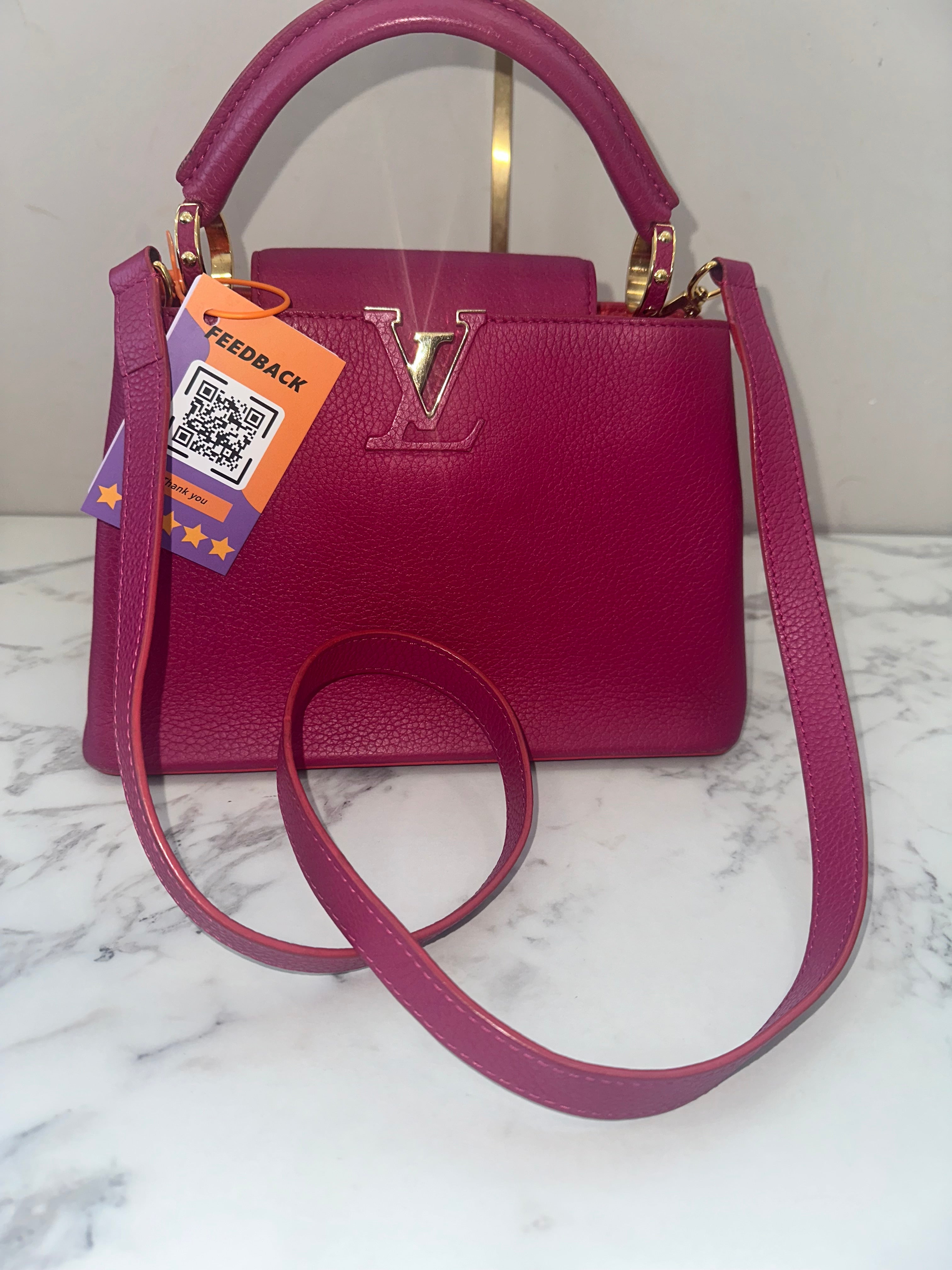 Louis Vuitton Capucines BB Pink