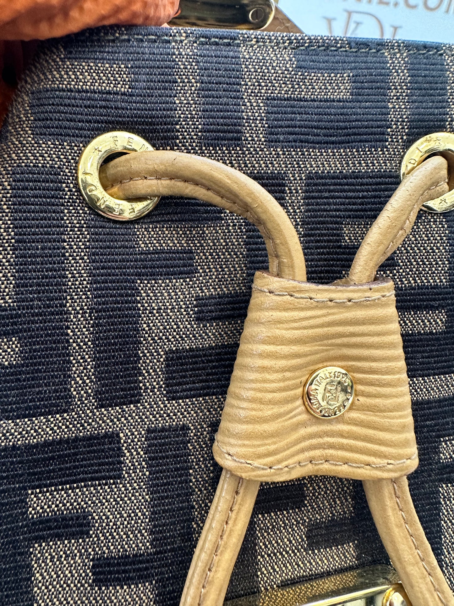 017884 - Fendi Brown Zucca Backpack