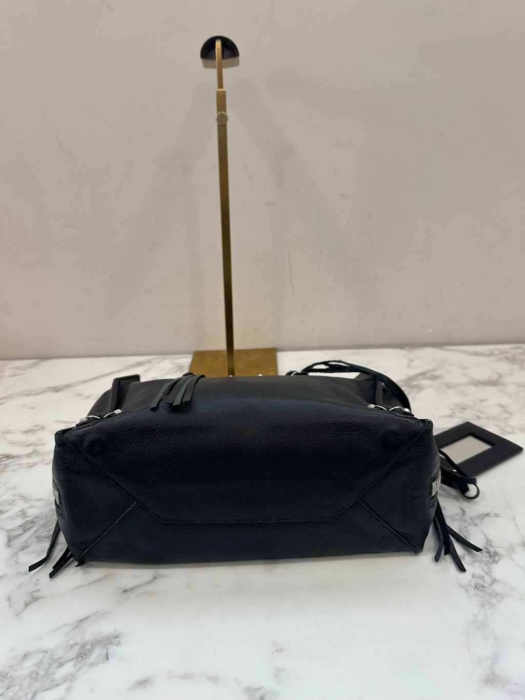 Balenciaga Black Leather