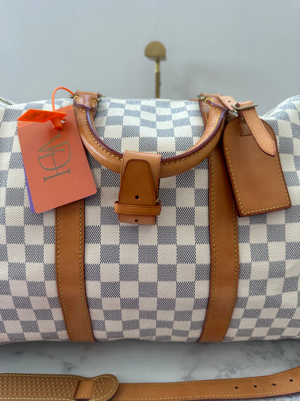 Louis Vuitton Keepall 50 Azur Bandouliere