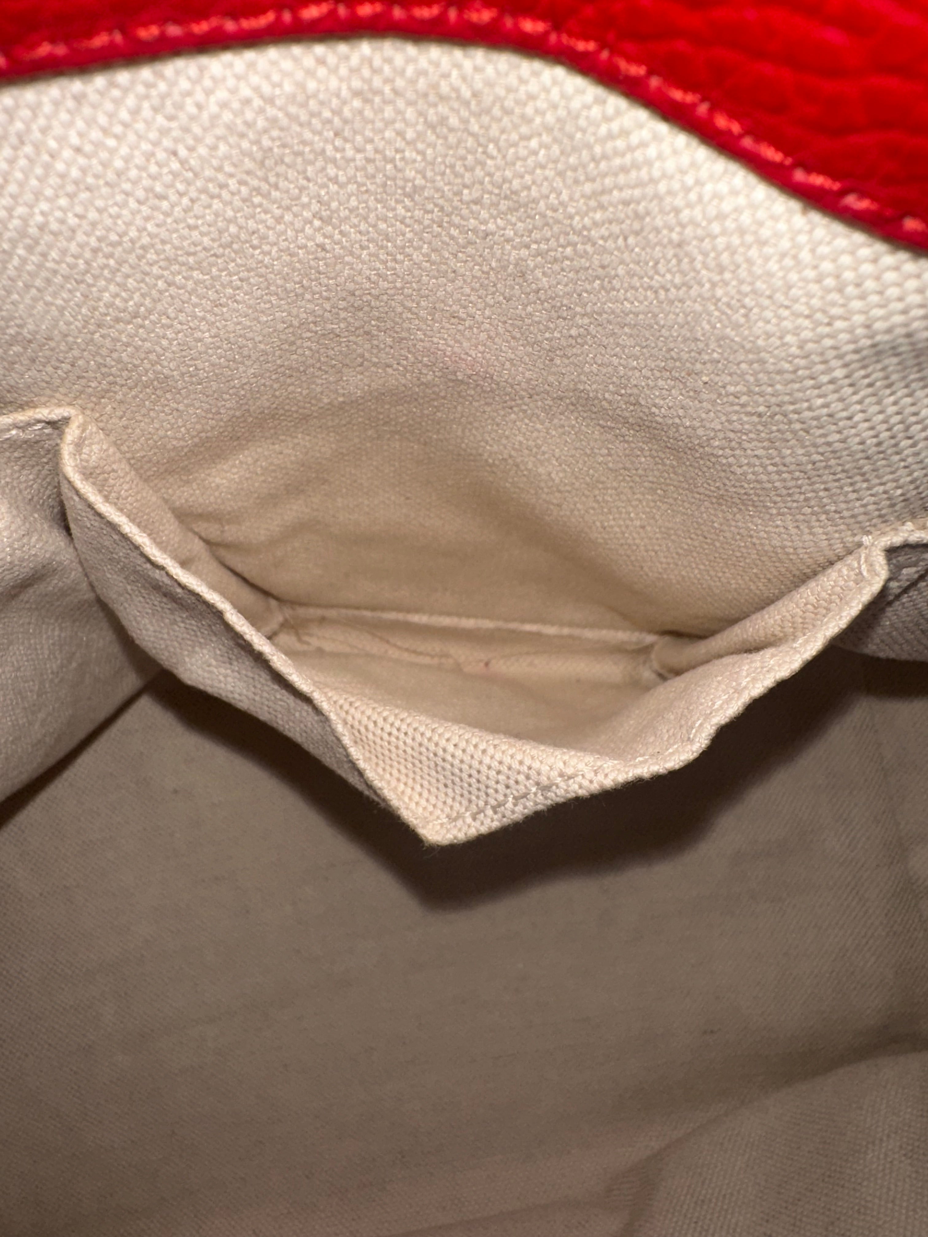 Gucci Red Swing Tote