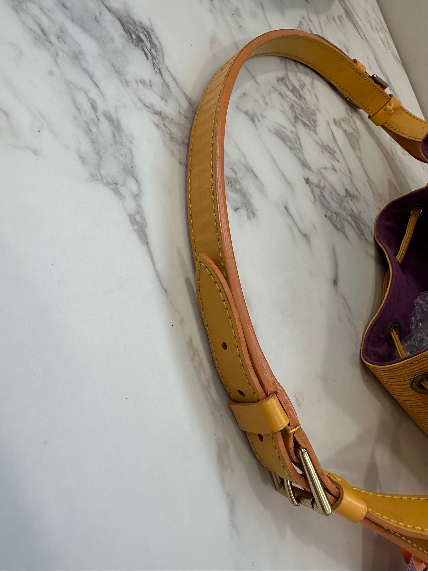 Louis Vuitton Yellow Epi Petite Noé