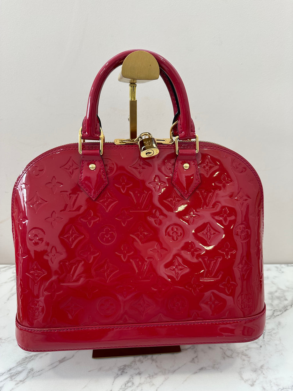 Louis Vuitton Alma Vernis Red