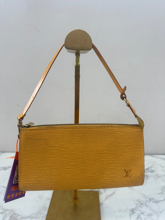 Louis Vuitton Yellow Epi Pochette