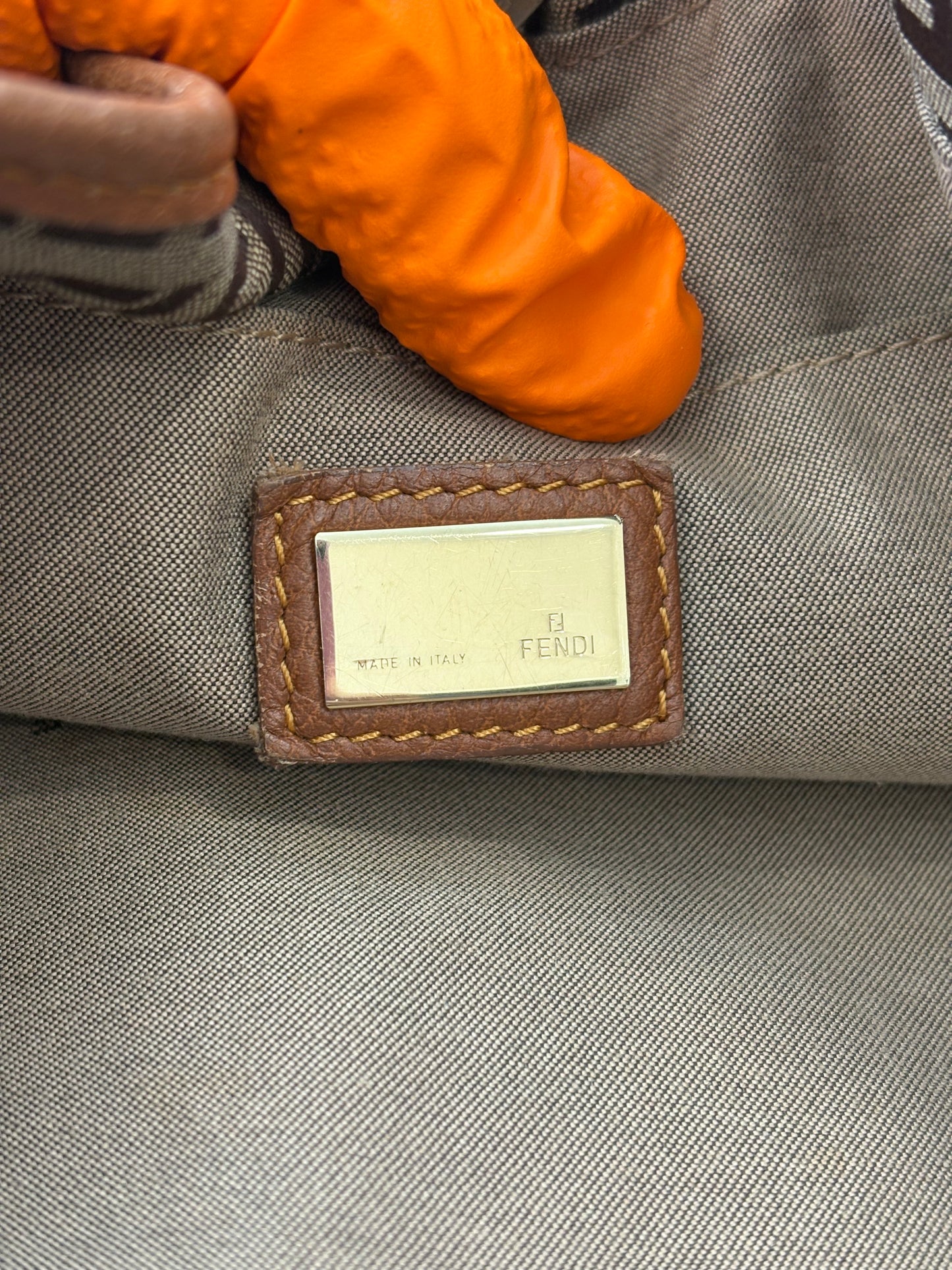 018161 - Fendi Brown Zucchino