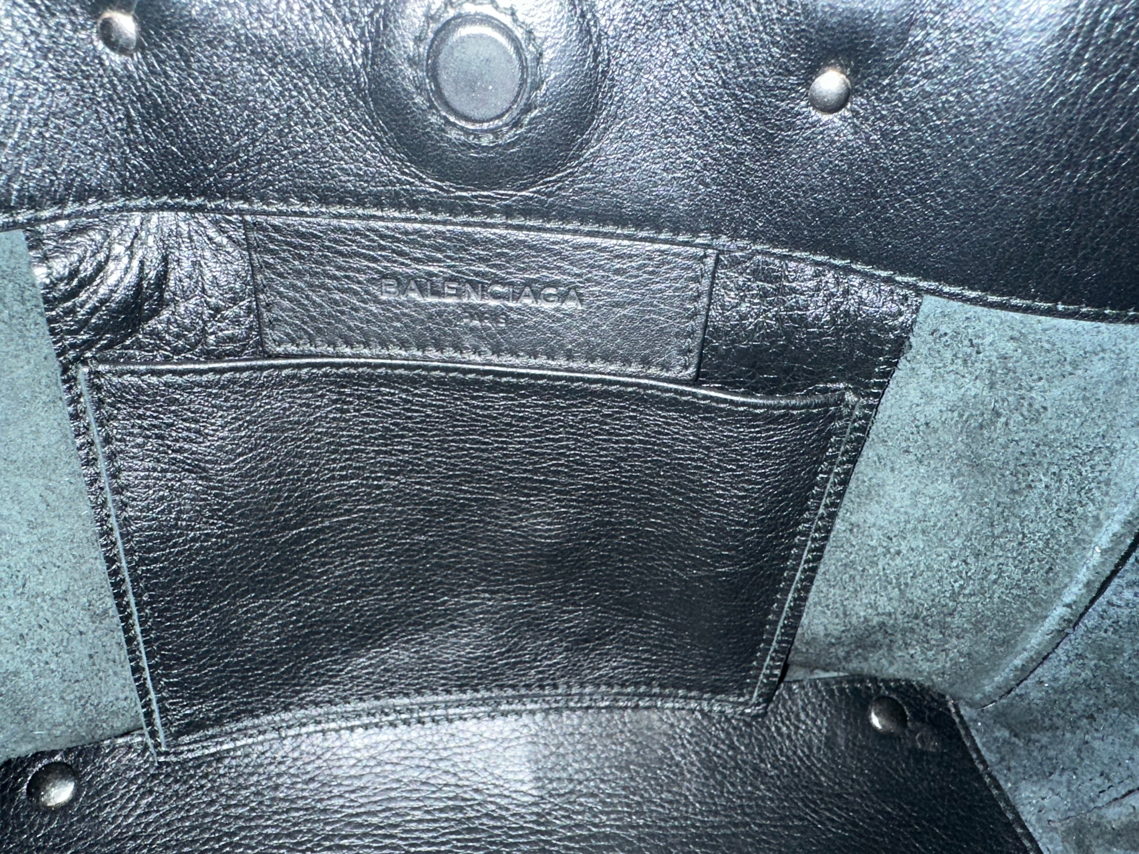 Balenciaga Black Leather