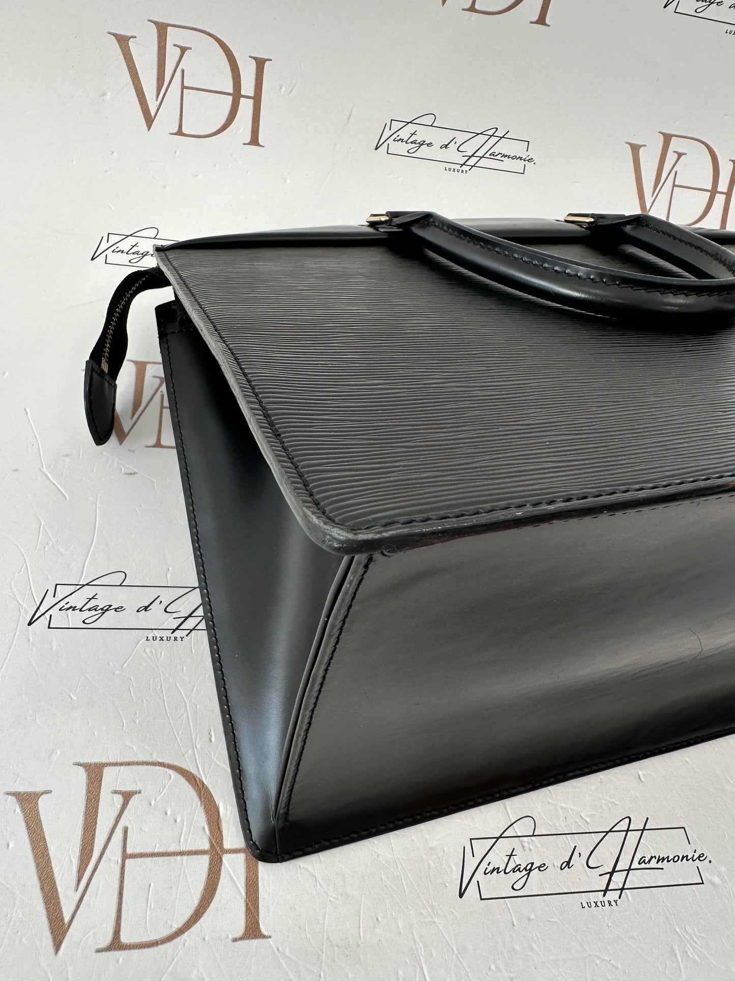 017808 - Louis Vuitton Black Epi Riviera