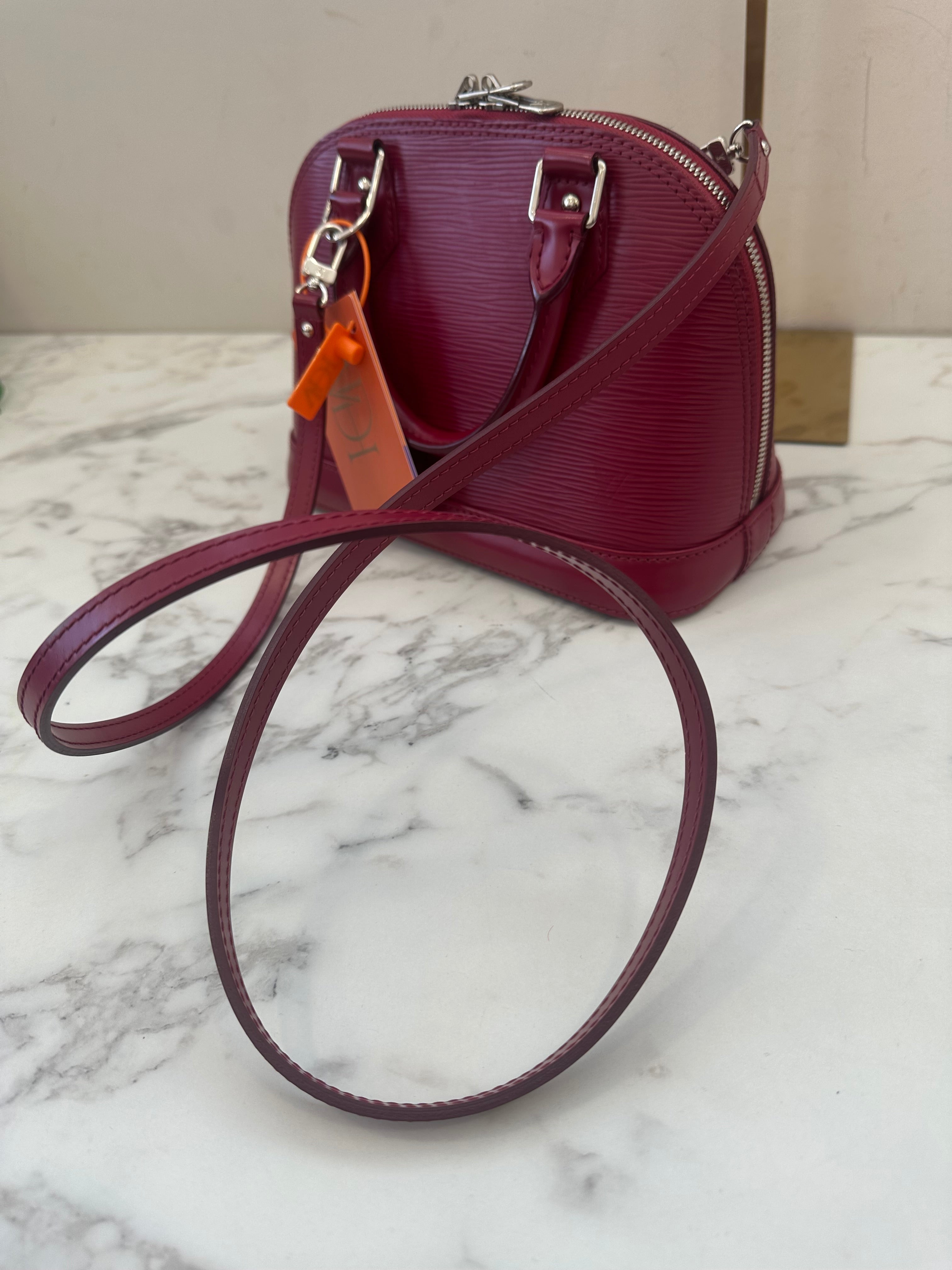 Louis Vuitton Alma BB Epi Cherry
