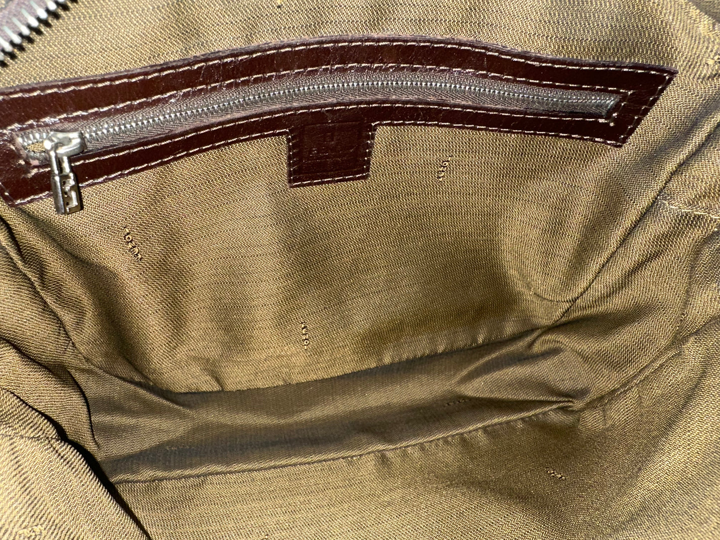 Fendi zucca shoulder bag
