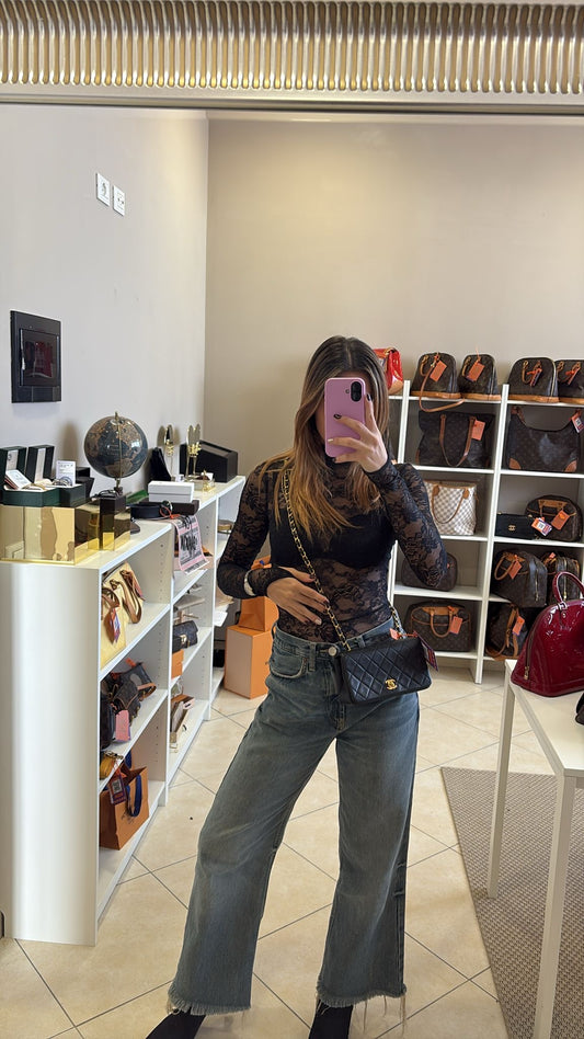 Chanel Black Single flap