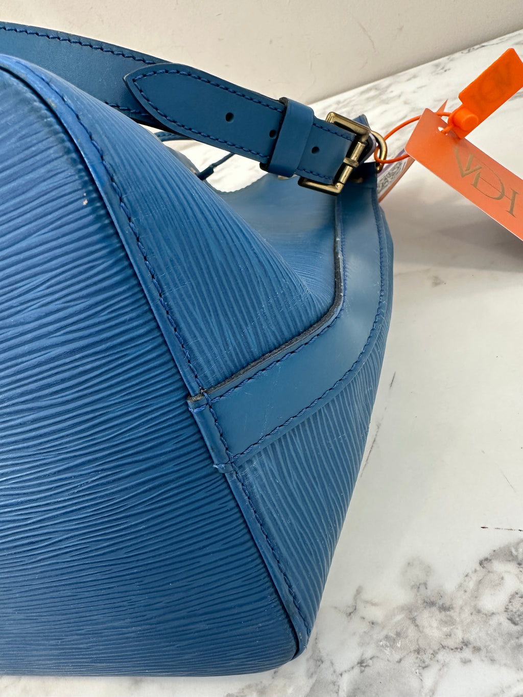 Louis Vuitton Epi Petite Noé Blue