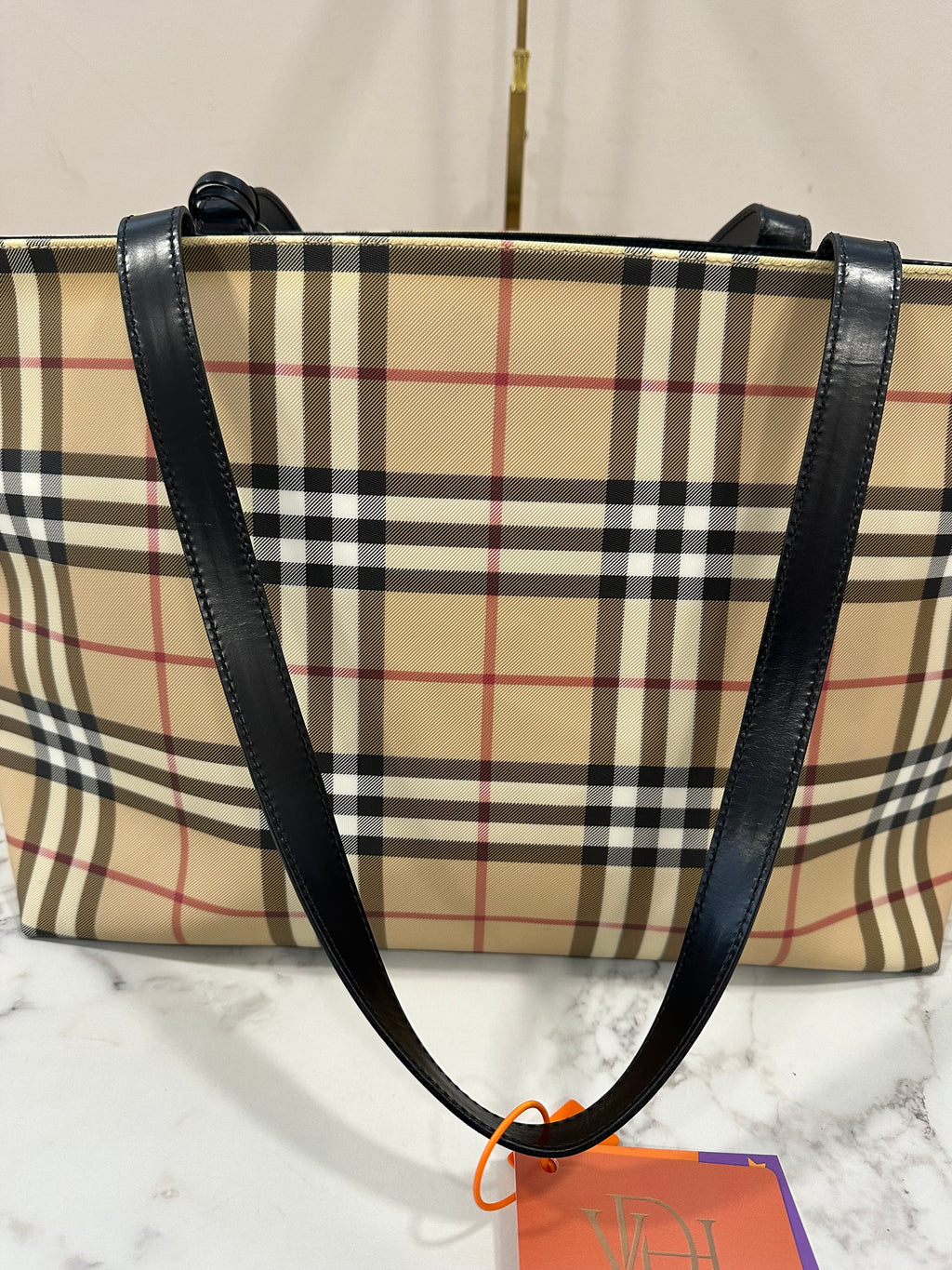 Burberry Beige PVC House Check