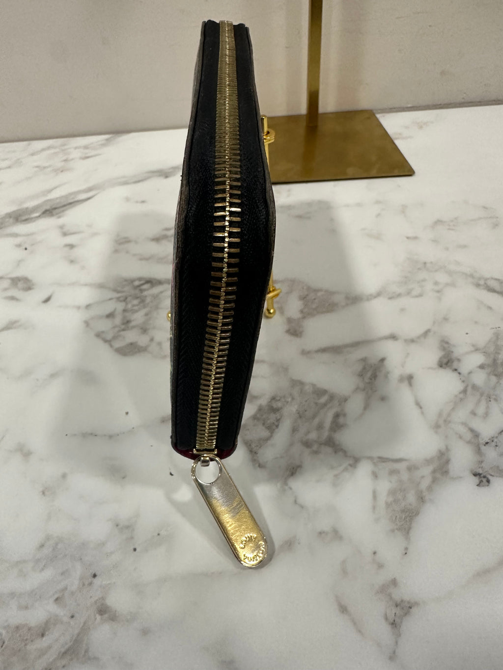 Louis Vuitton Wallet Zippy Multicolor Black