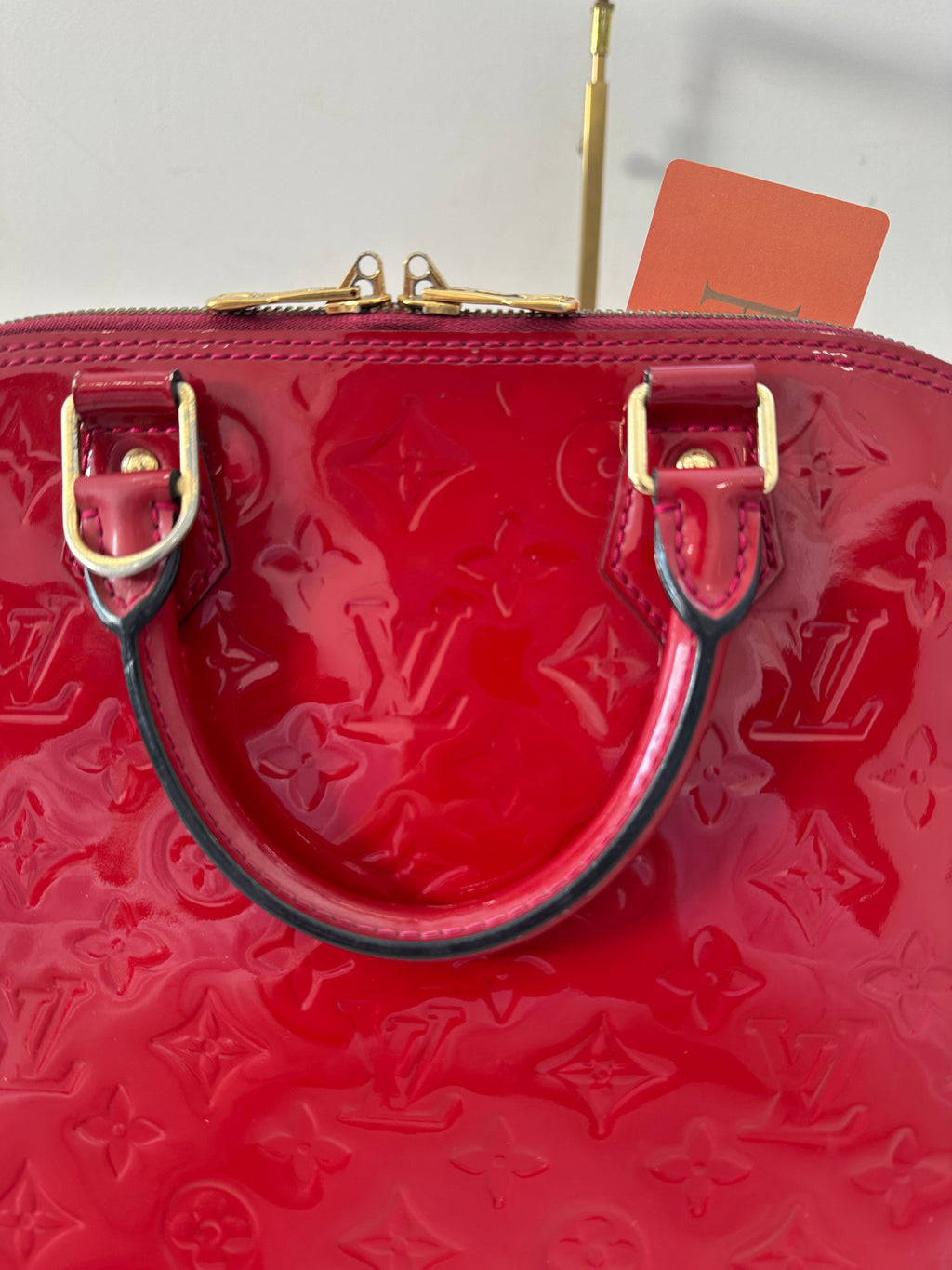 Louis Vuitton Alma Vernis Red