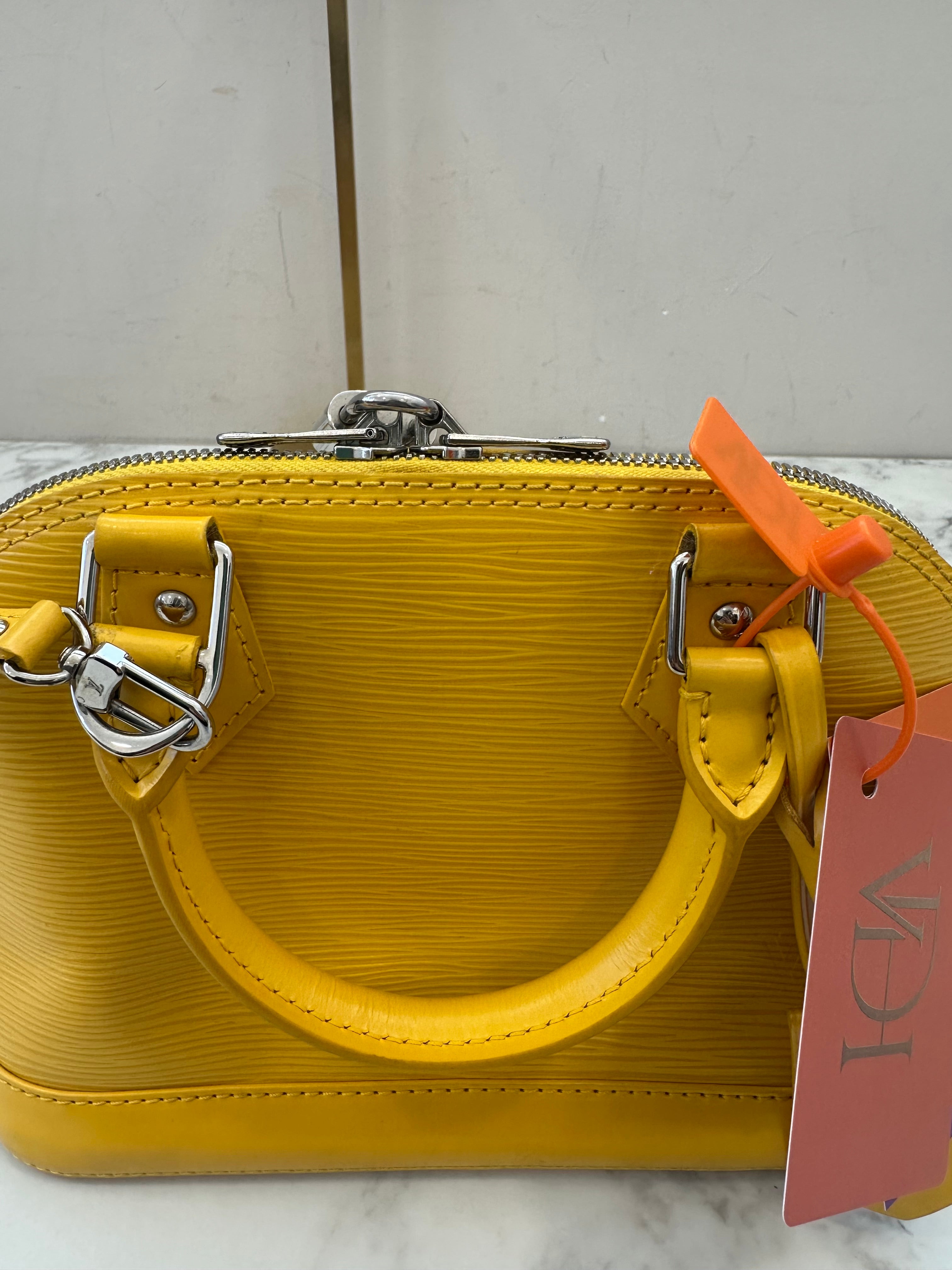 Louis Vuitton Alma BB Epi Yellow