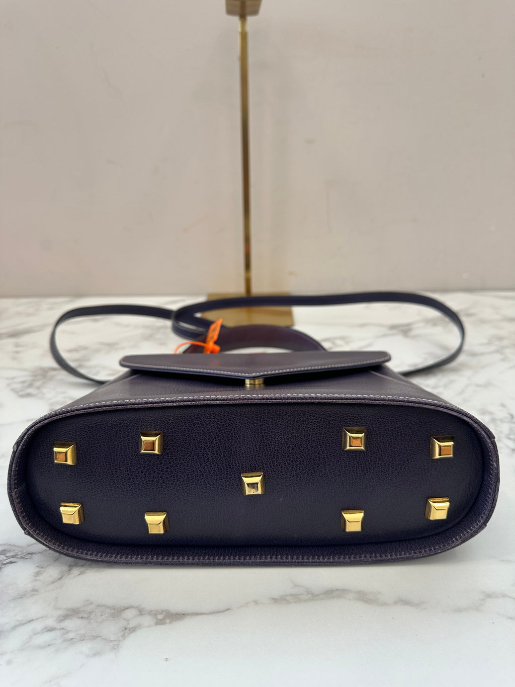 Salvatore Ferragamo Blue Leather