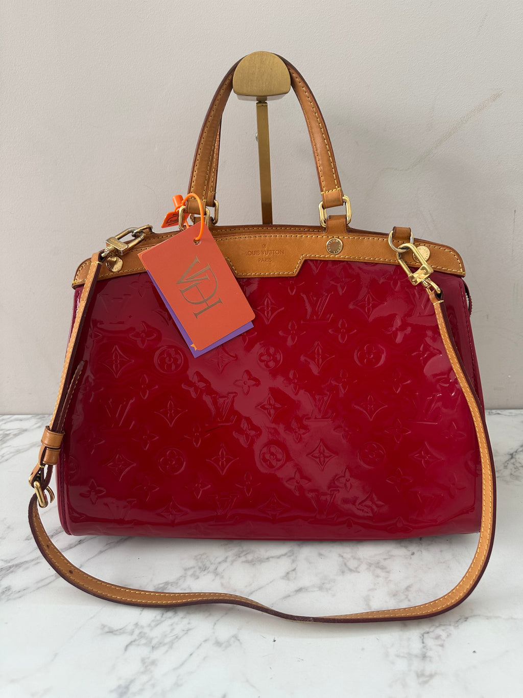 Louis Vuitton Brea Red Vernis