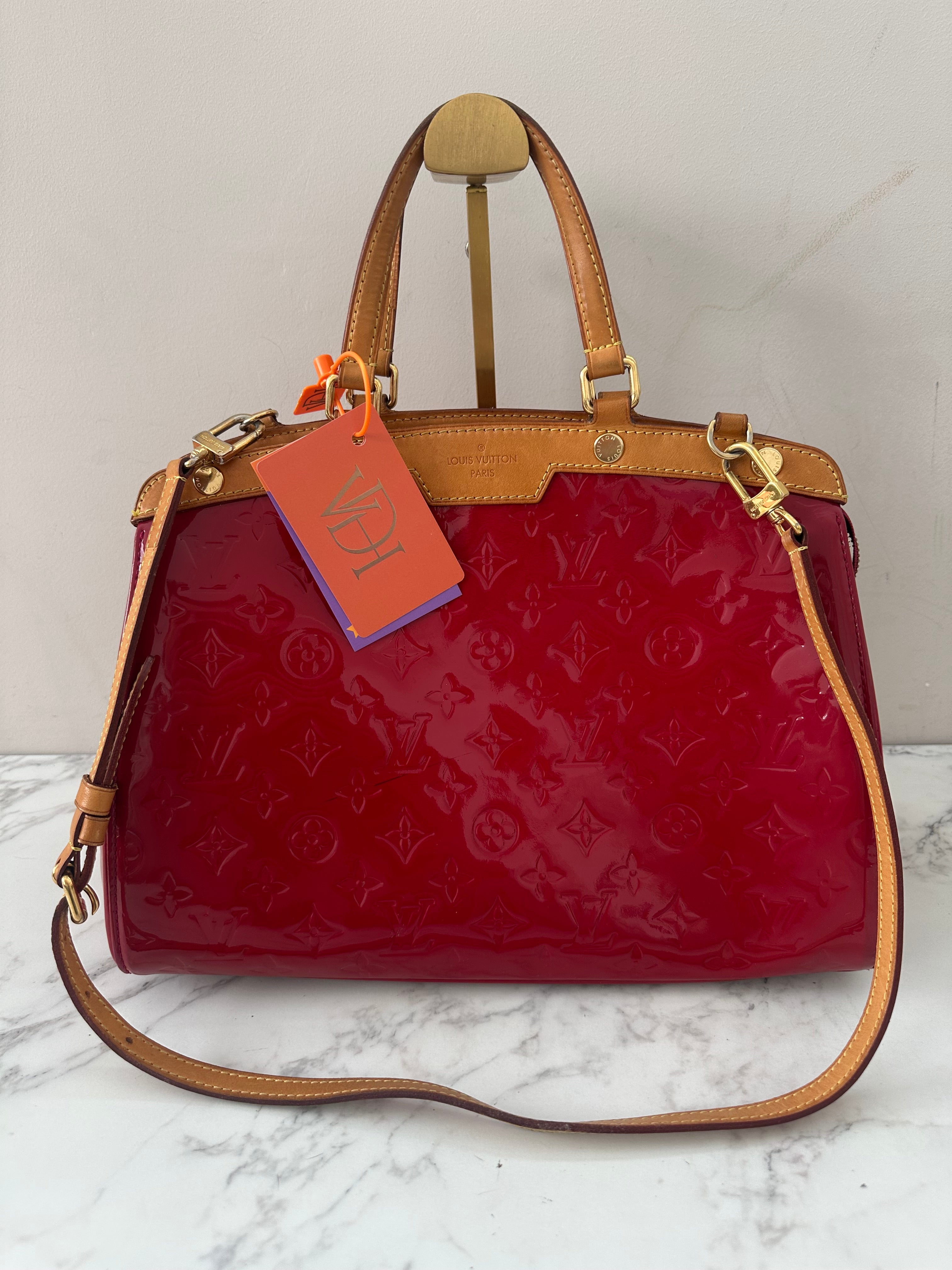 Louis Vuitton Brea Red Vernis