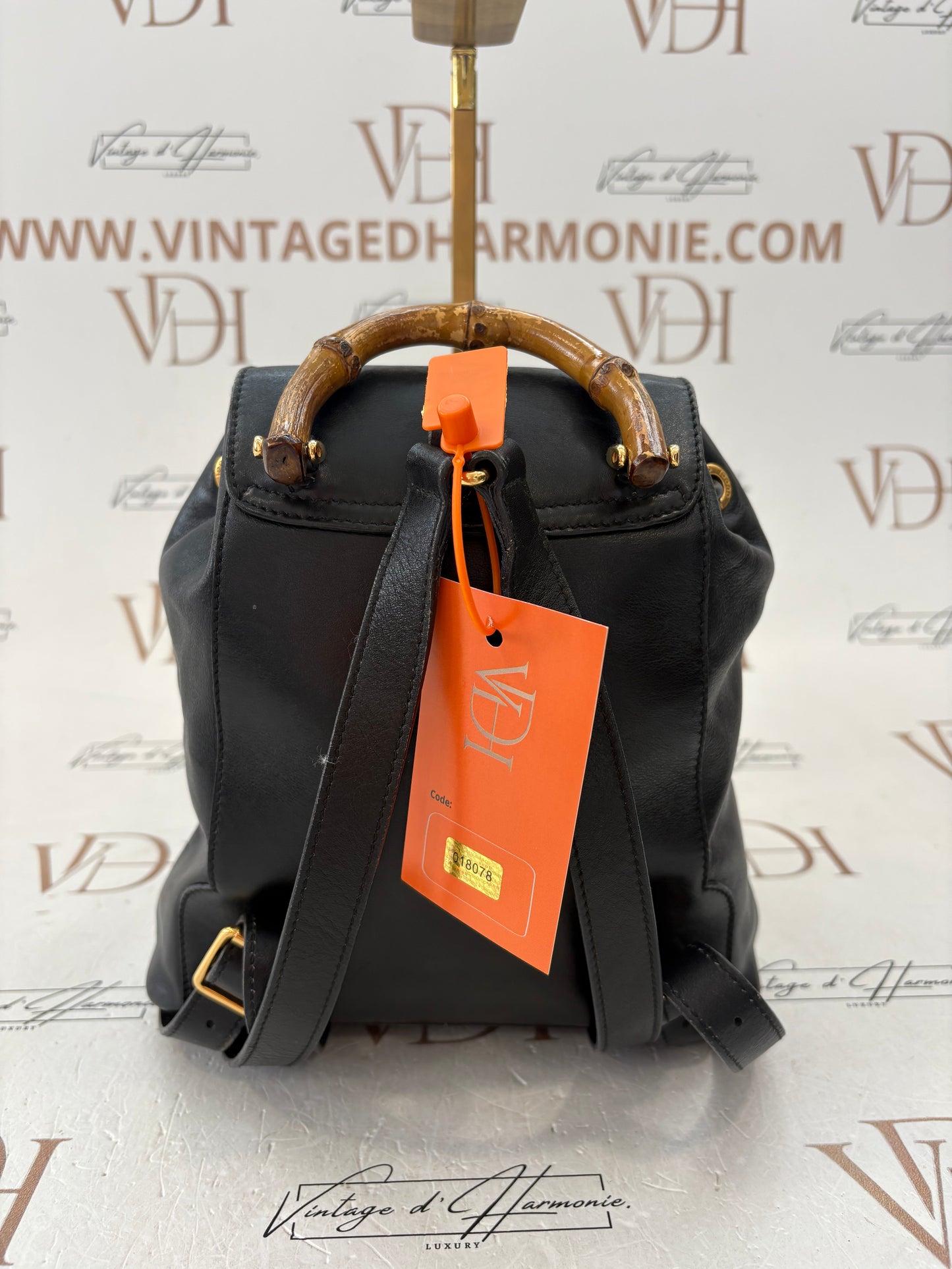 018078 - Gucci Bamboo Backpack