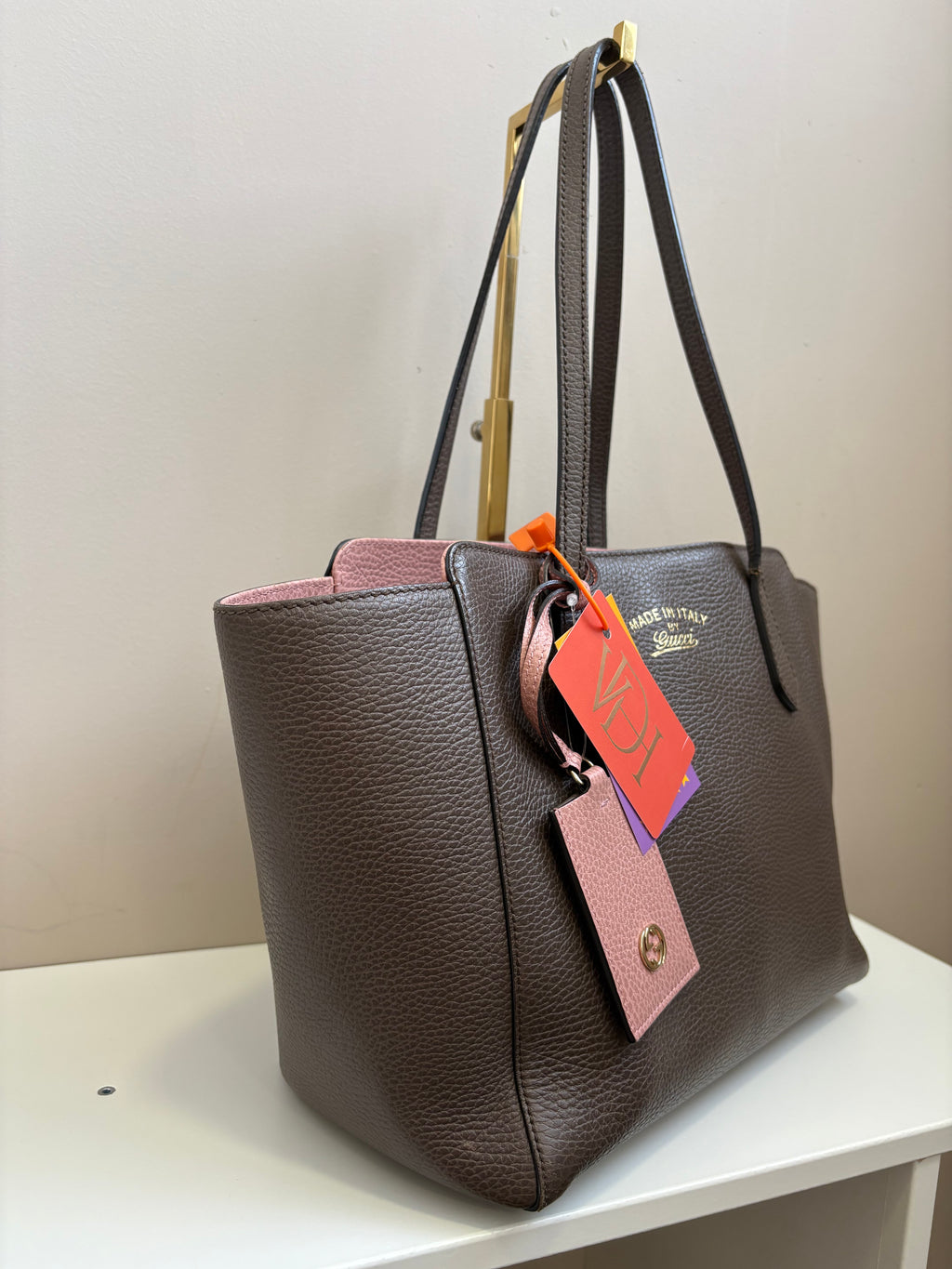 GUCCI grey swing Tote
