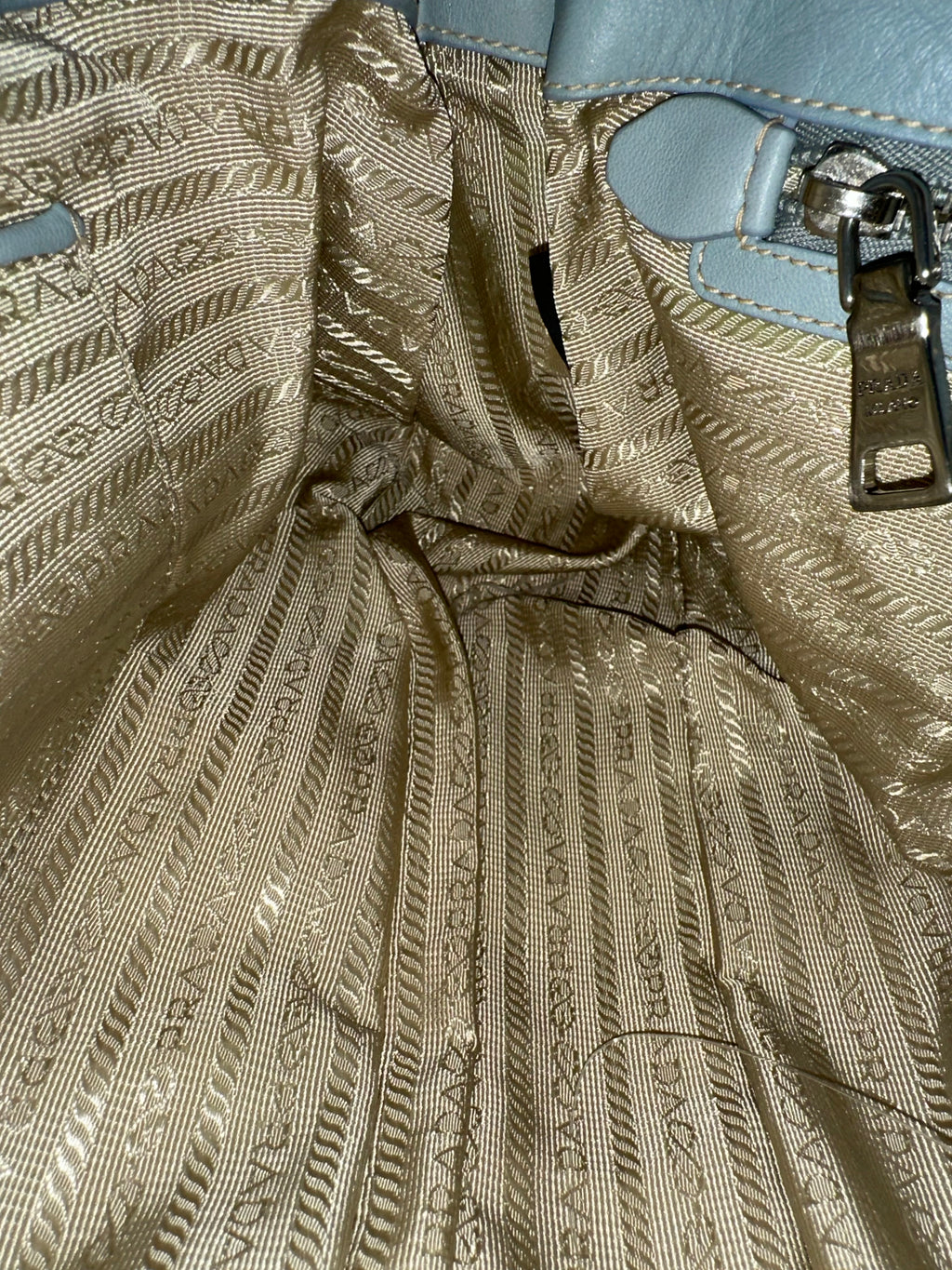 Prada Gaufre Ice Gray