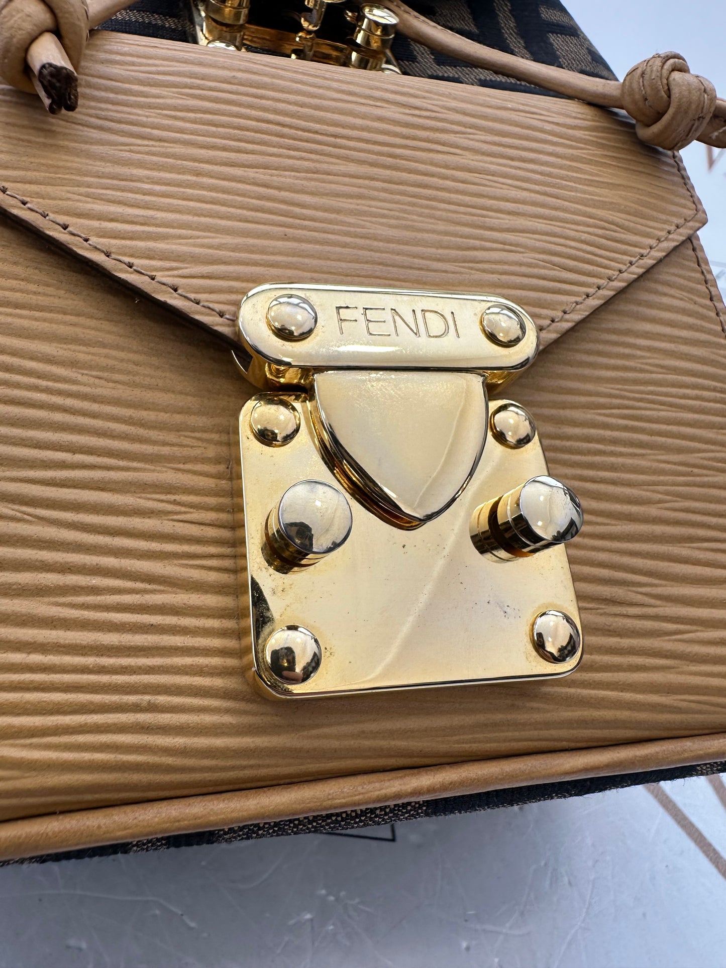 017884 - Fendi Brown Zucca Backpack